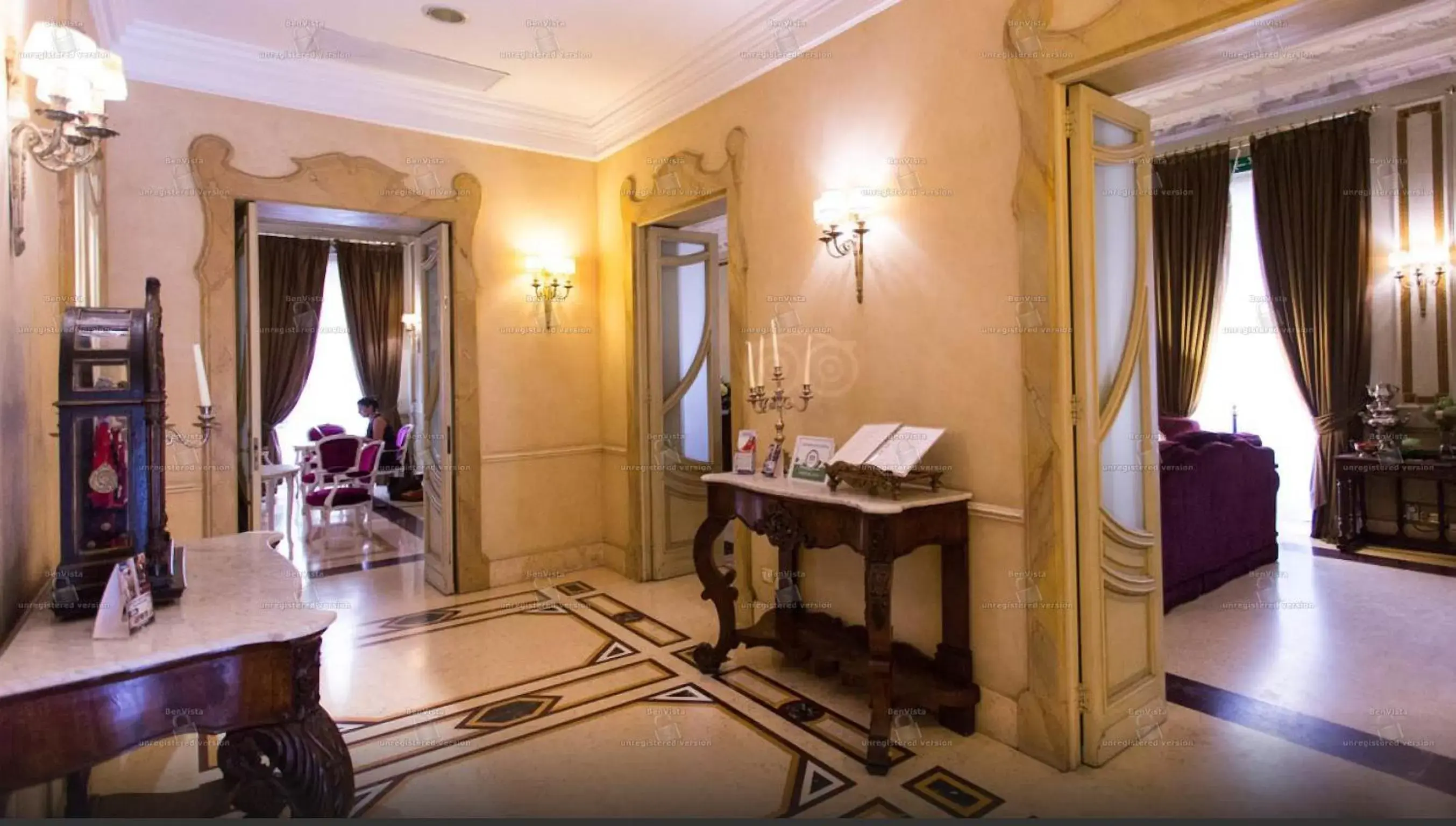 Lobby or reception in Hotel Villa del Bosco