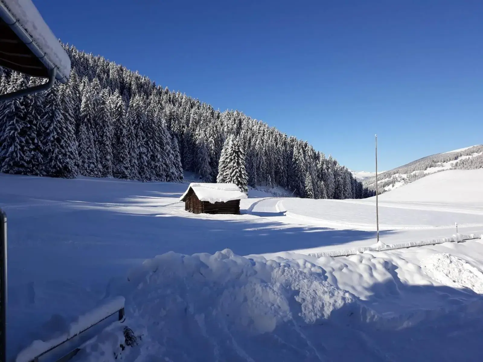 Natural landscape, Winter in Hotel Pozzamanigoni