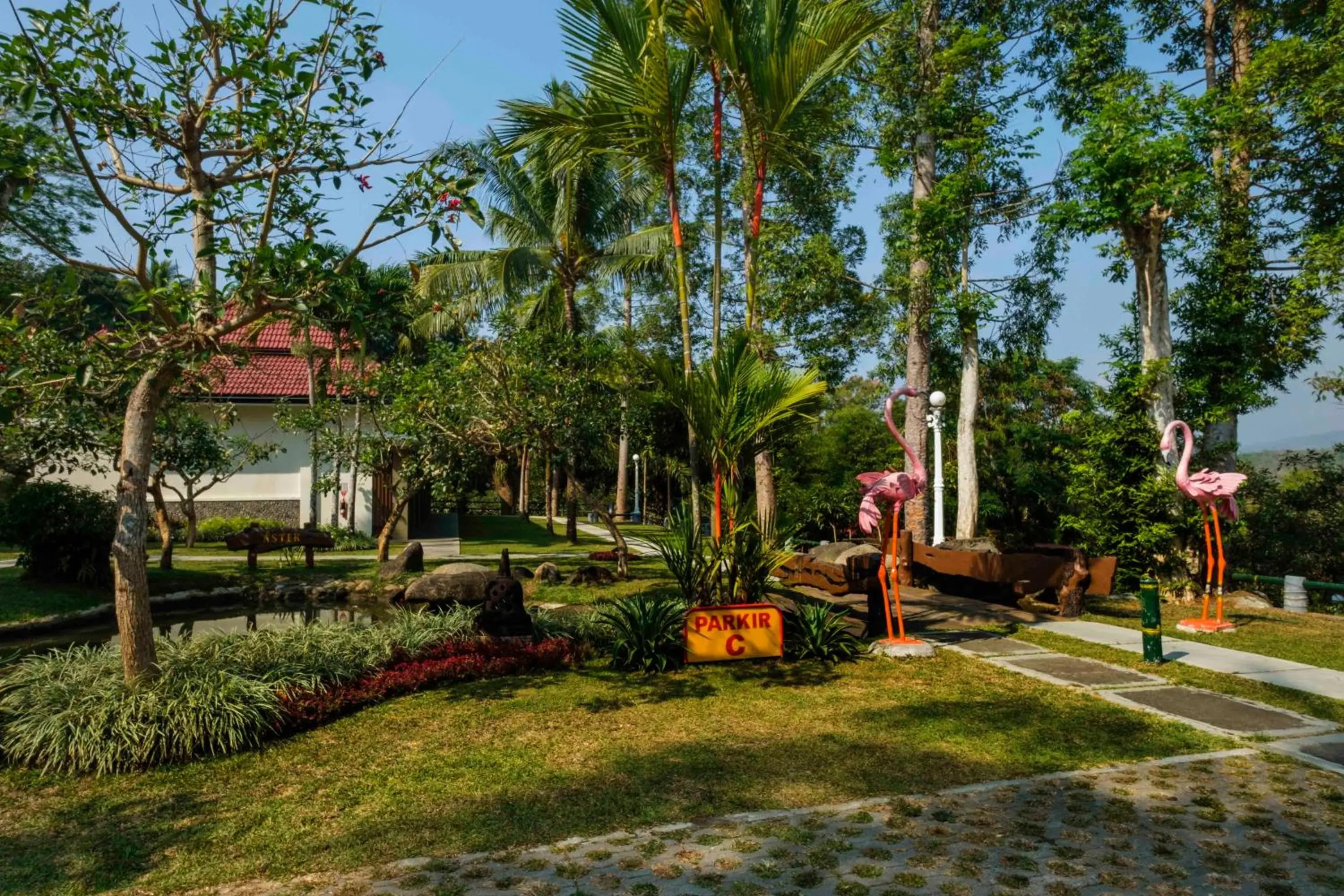 Garden in Hotel Puri Asri