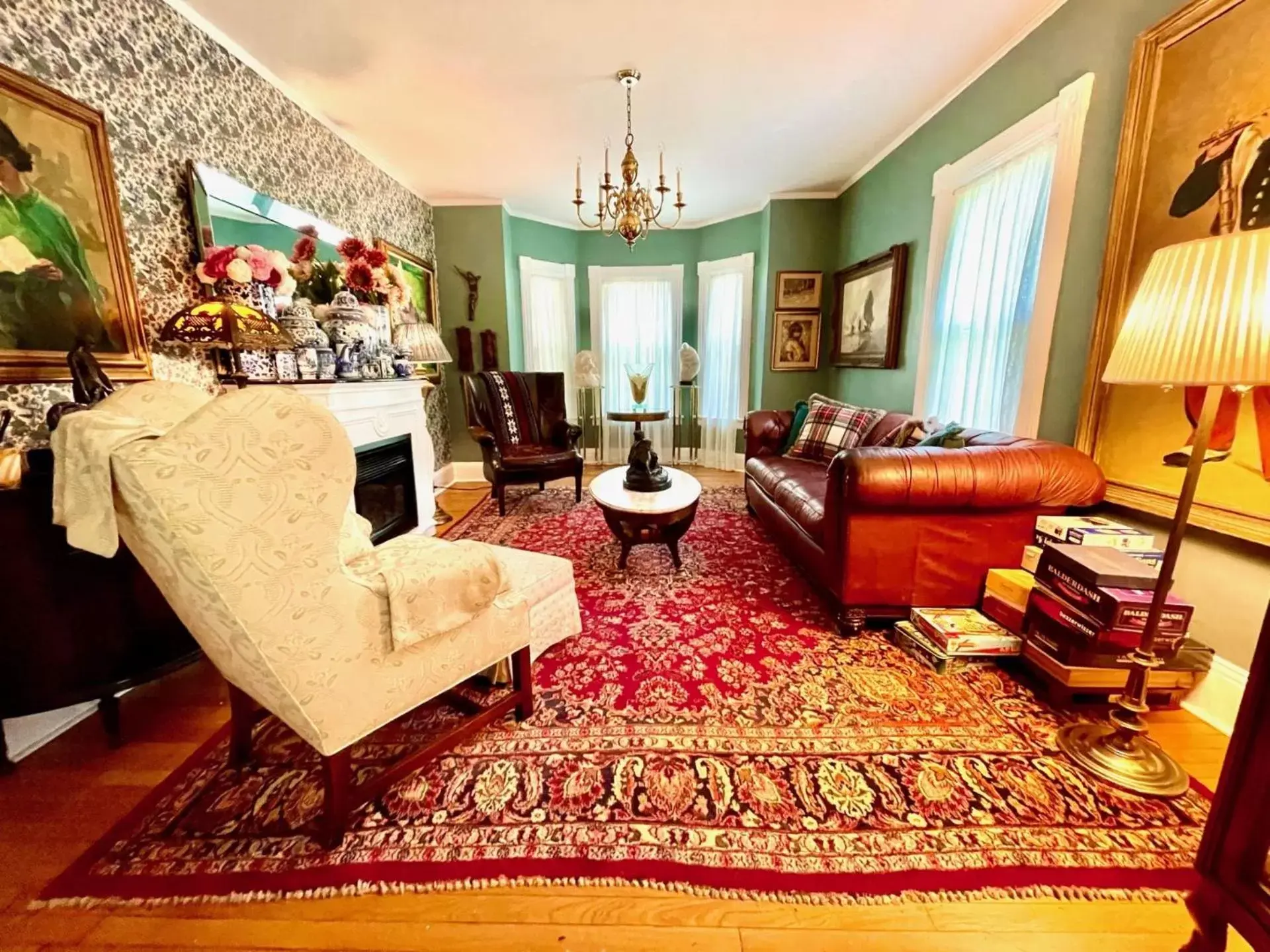 Seating area in Beacon Hermitage