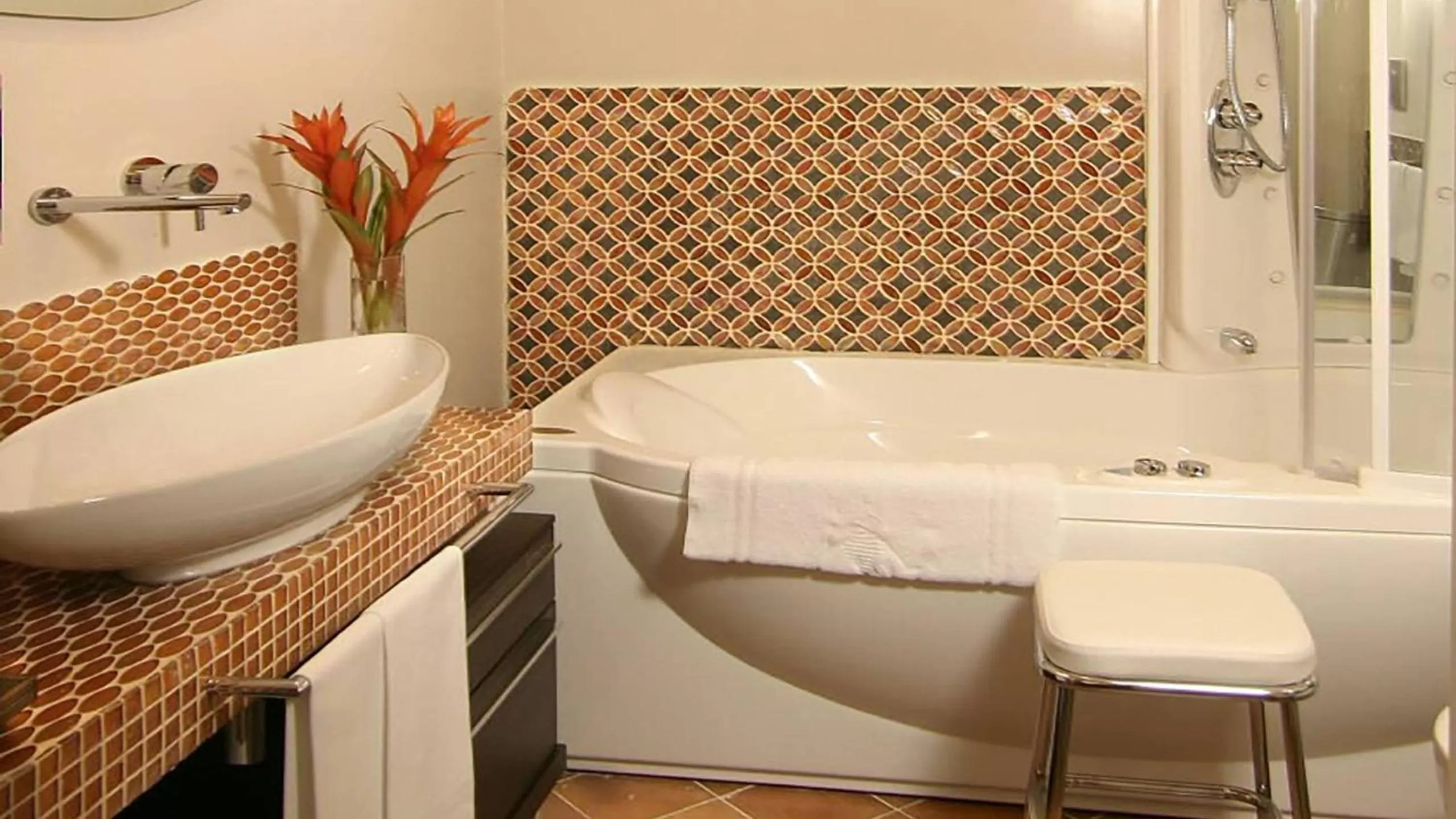 Bathroom in Hotel Mozart