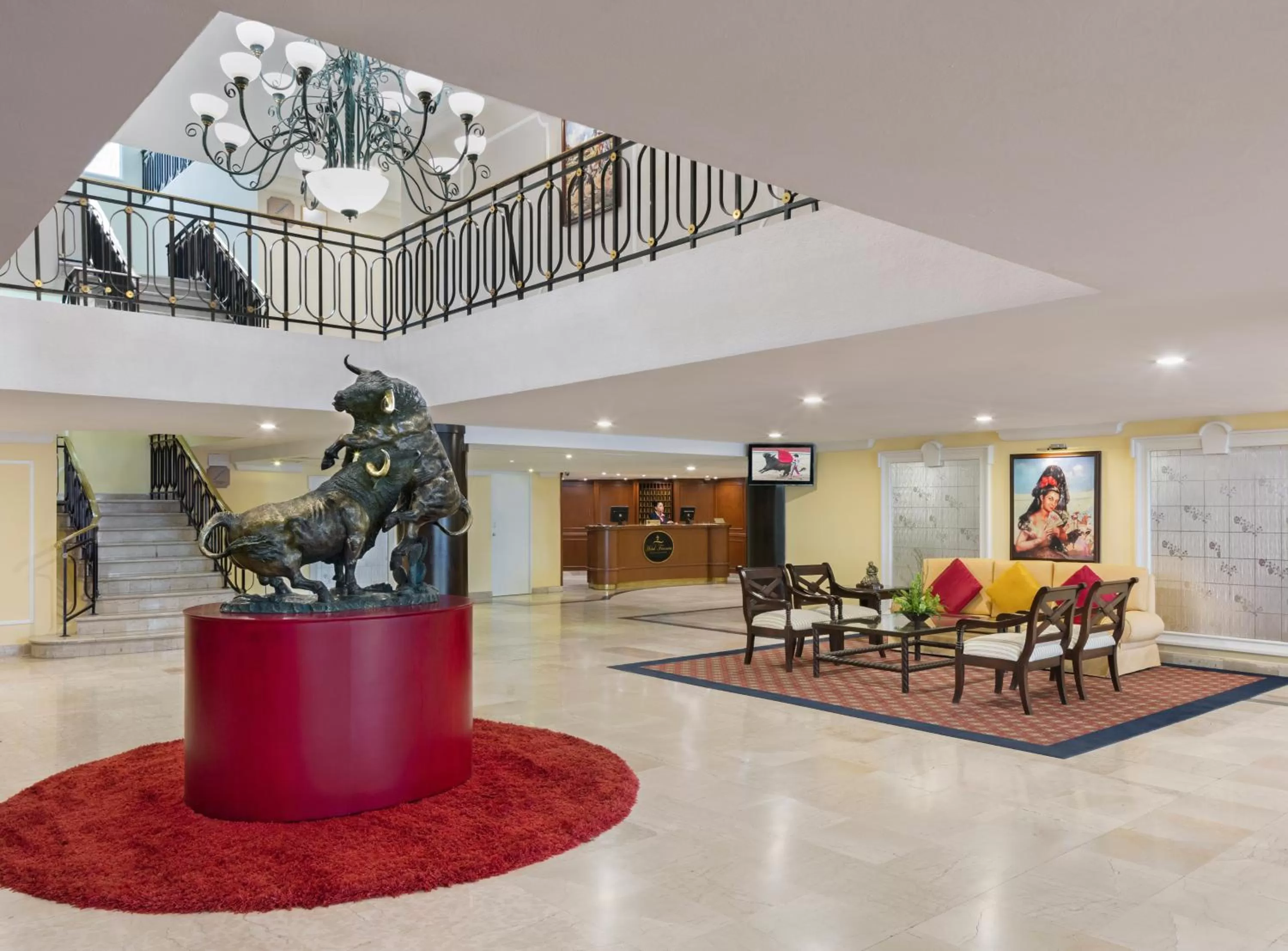 Lobby or reception in Hotel Francia Aguascalientes