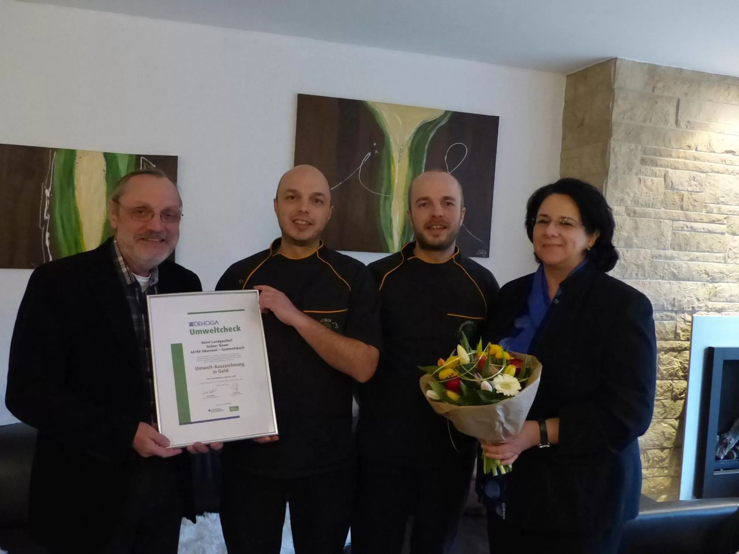 Certificate/Award in Hotel Grüner Baum mit Restaurant & Wellness