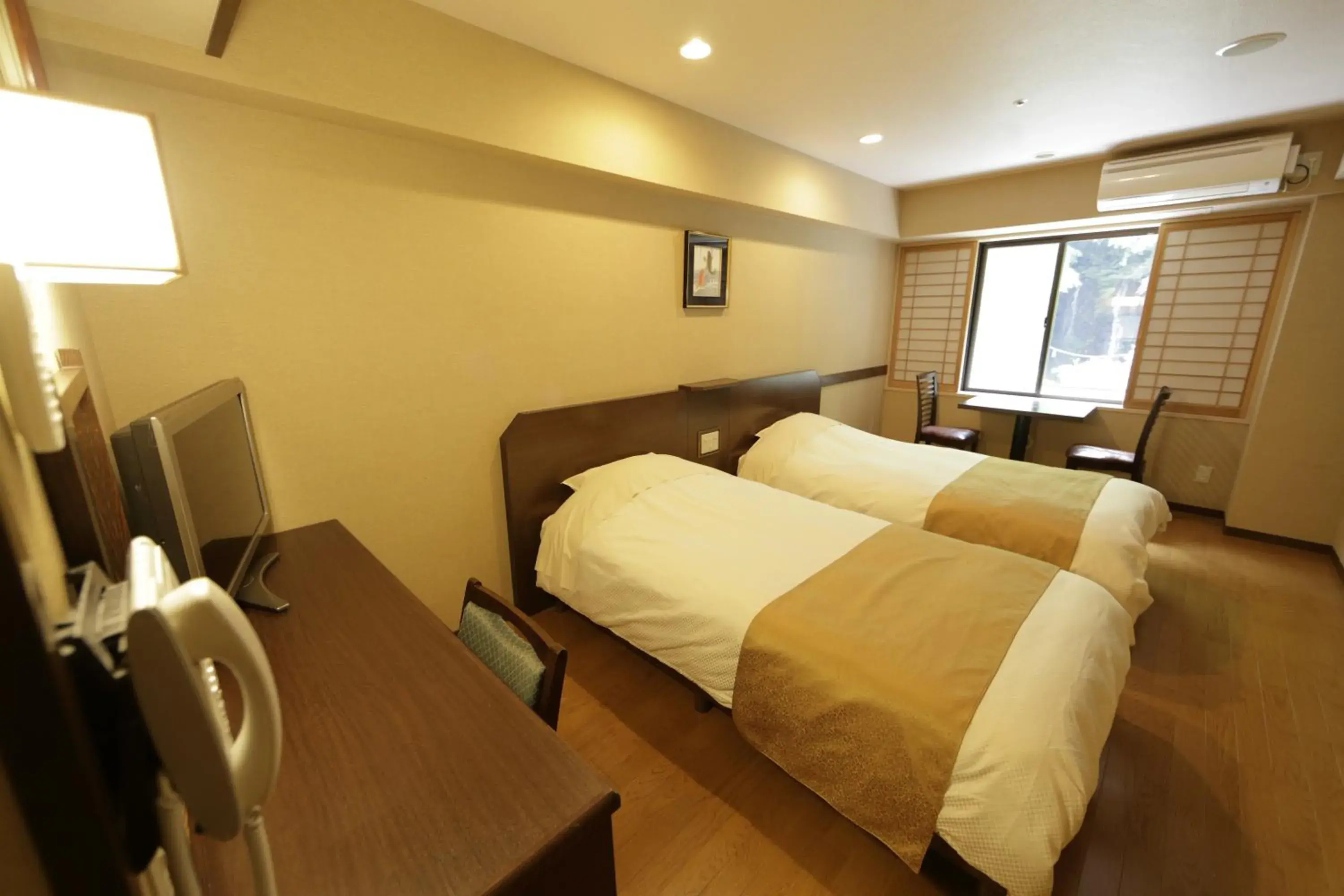 Bed in Hakone Tenseien Hotel