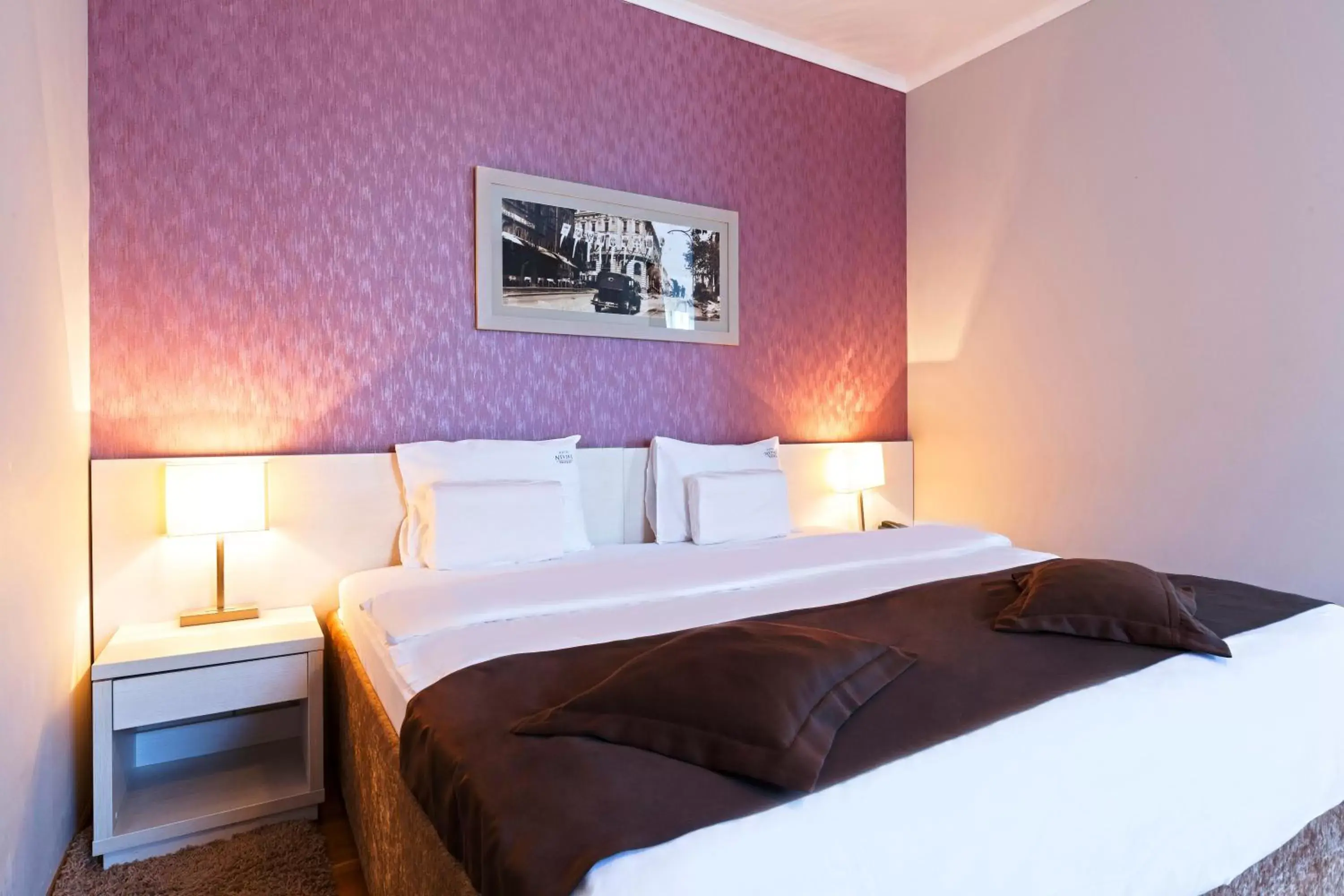 Bedroom, Bed in Garni Hotel Nevski Bedroom, Bed in Garni Hotel Nevski