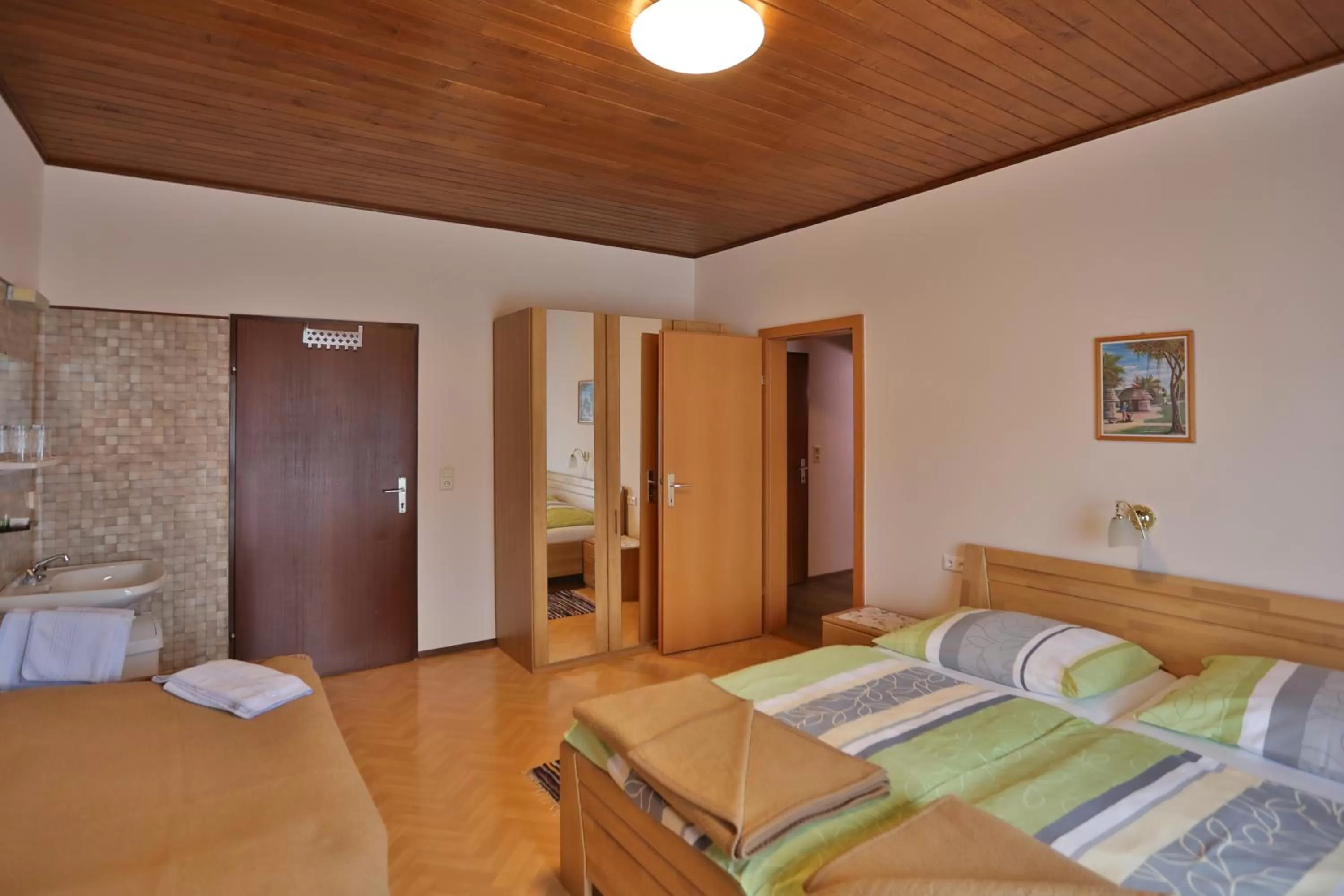 Bed in Gasthof Bader