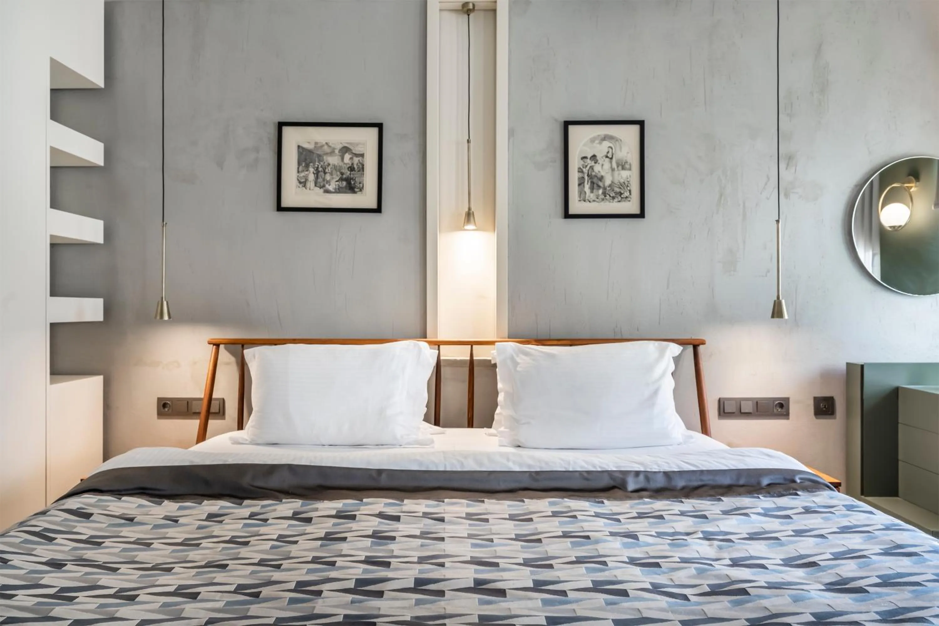 Bed in Ansen Hotel and Suites