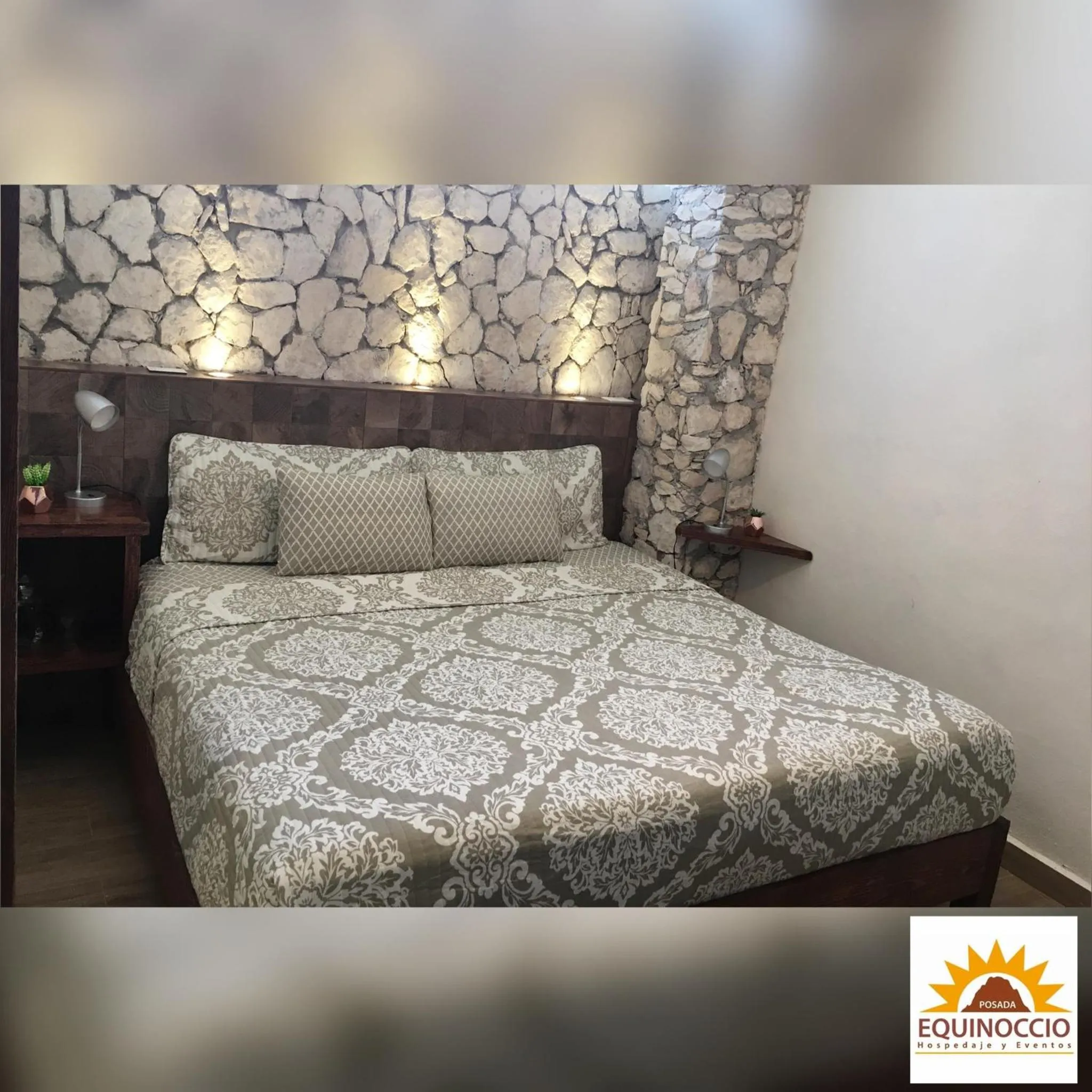 Bed in Posada Equinoccio