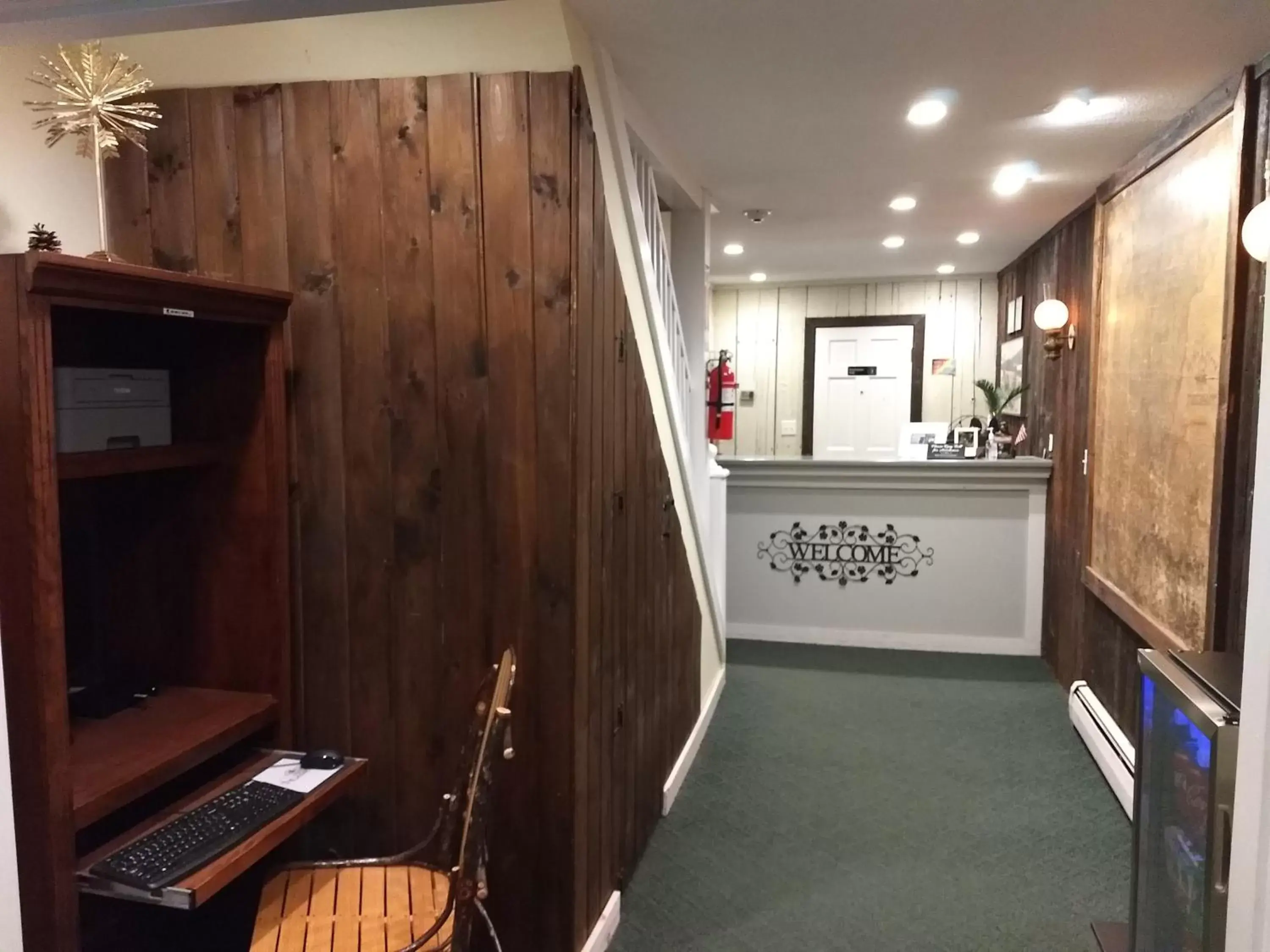Lobby or reception in The Lodge at West River Lobby or reception in The Lodge at West River