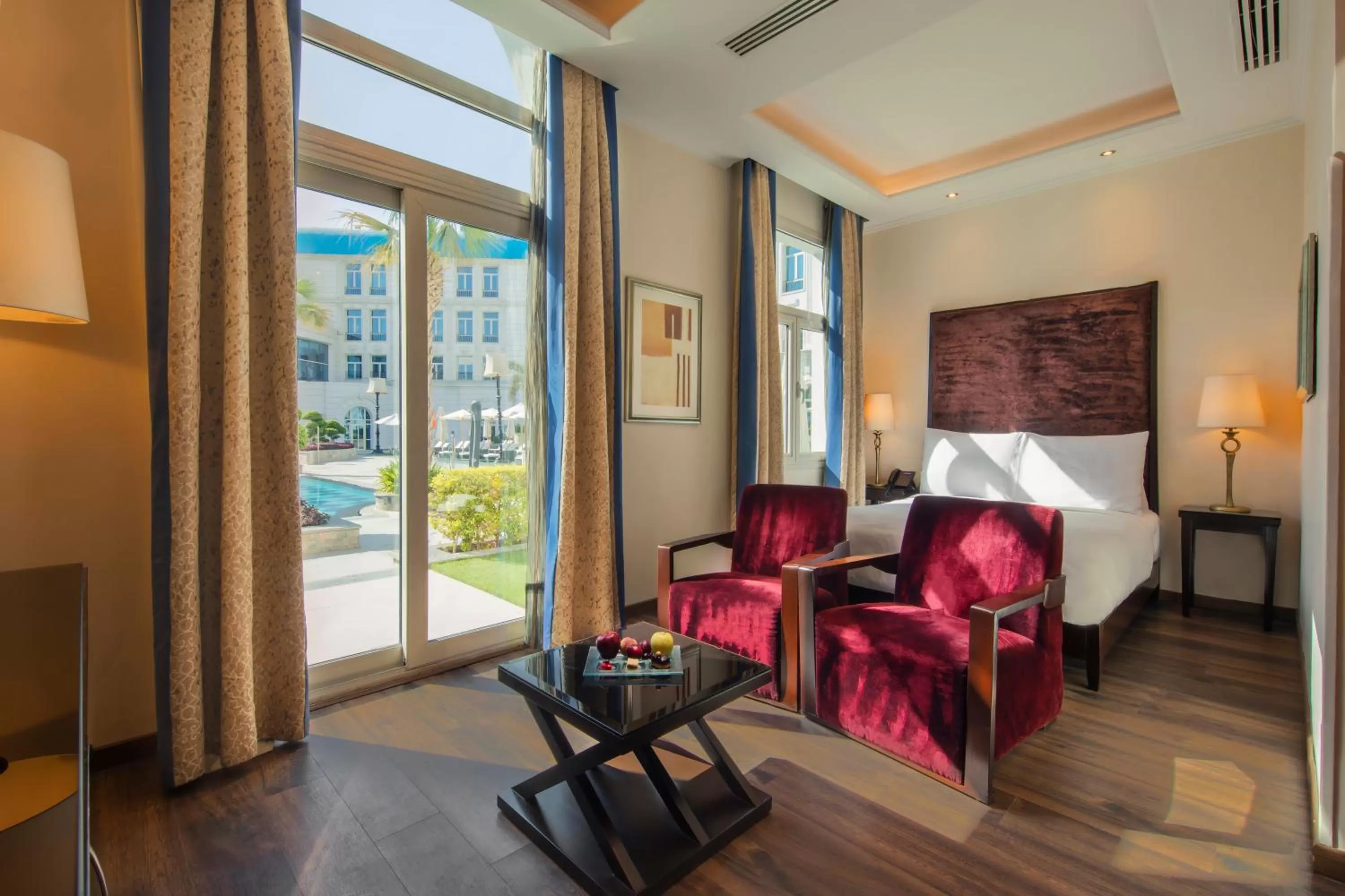 Seating area in Royal Maxim Palace Kempinski Cairo