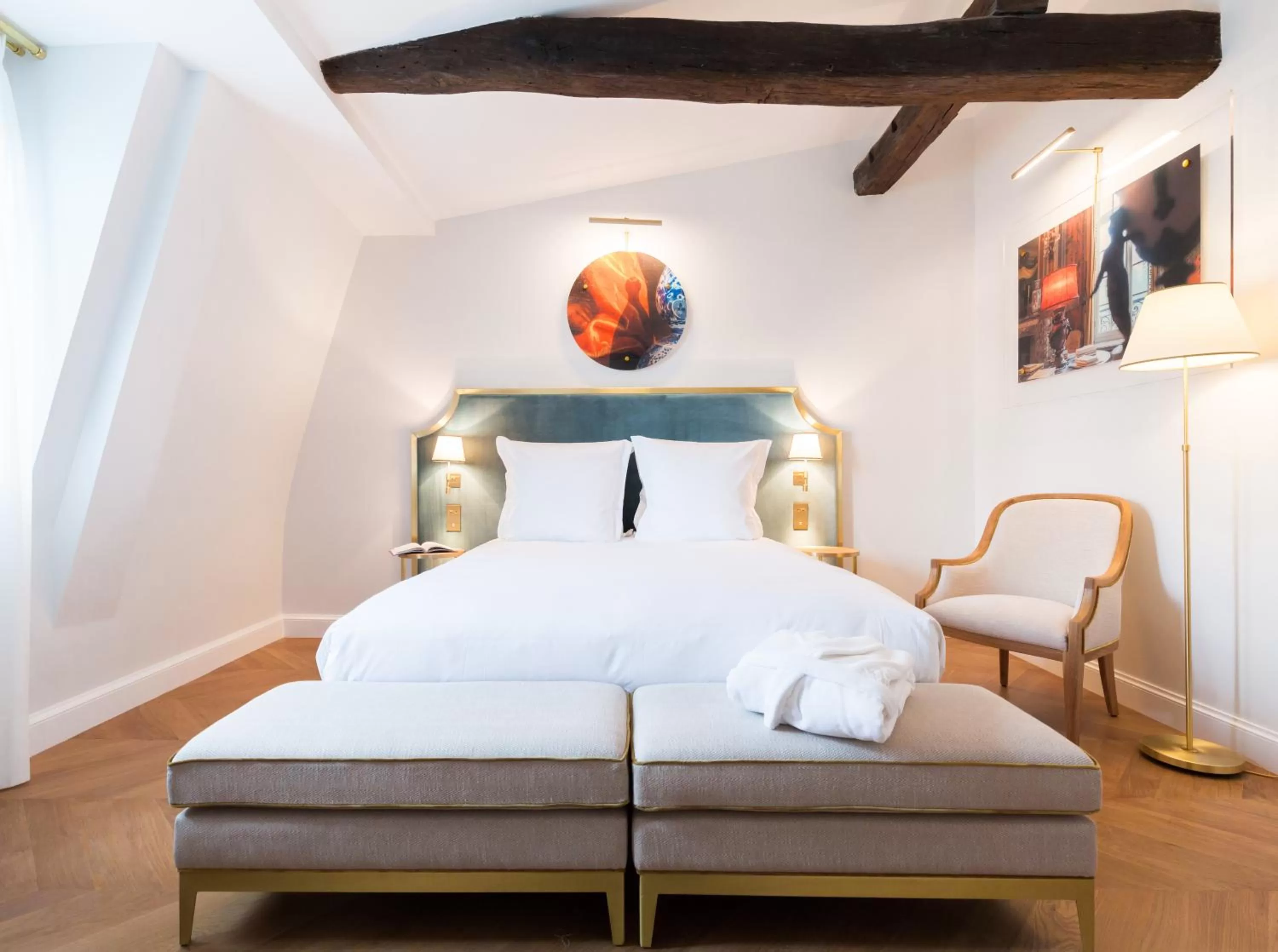 Bed in Hôtel Alfred Sommier