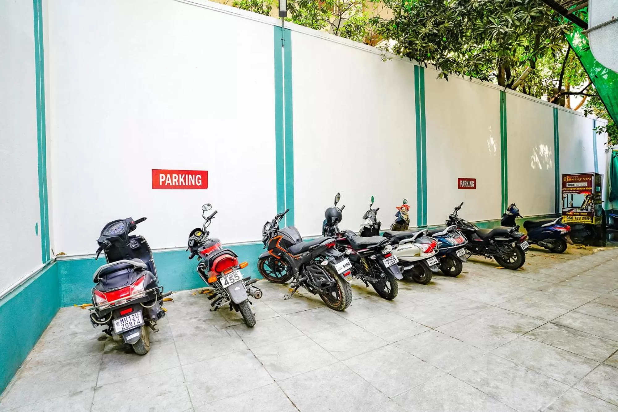 Parking in FabHotel Happy Homely Stay - Airport road