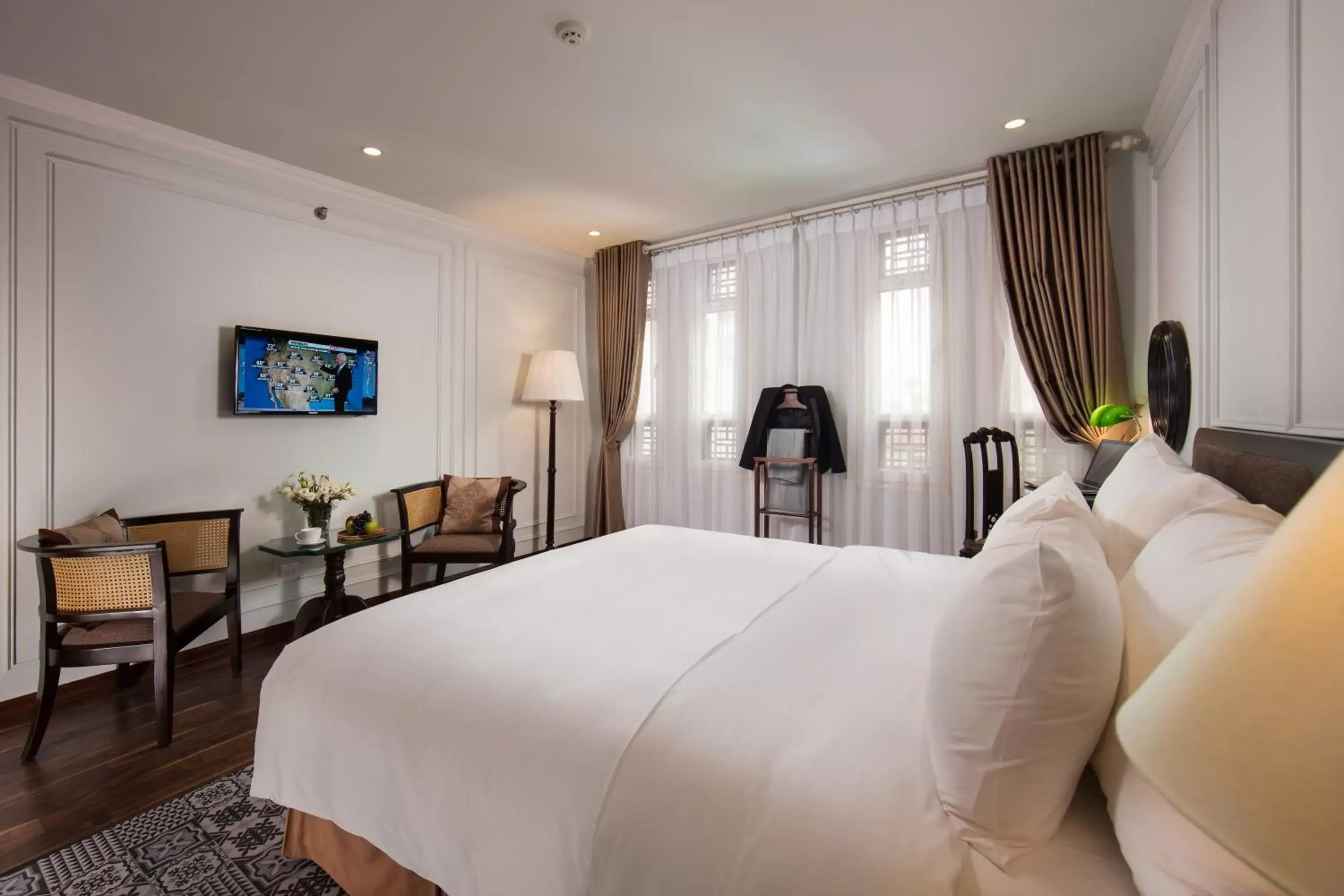 Bed in Hong Ngoc Dynastie Boutique Hotel & Spa