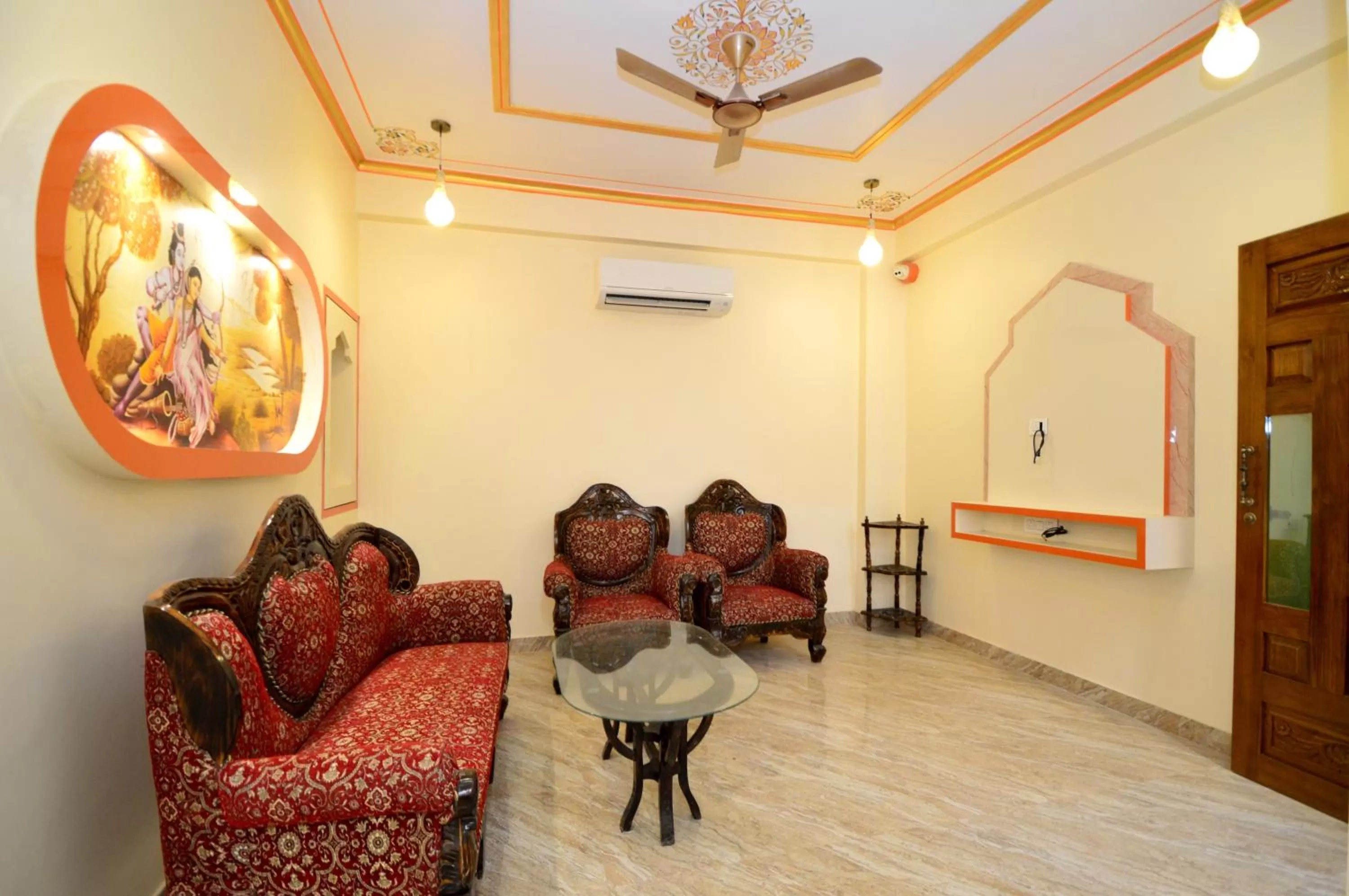 Seating Area in Kapish Home-All Pure Veg