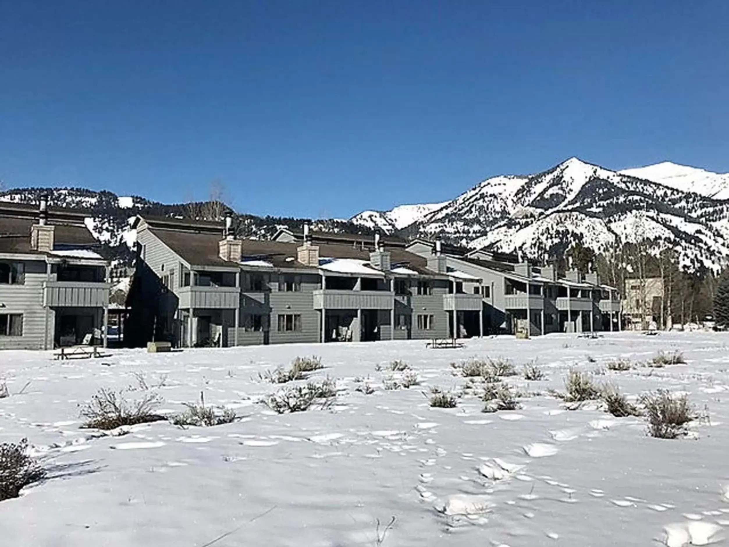 Property building, Winter in Jackson Hole Vacation Condominiums, a VRI resort