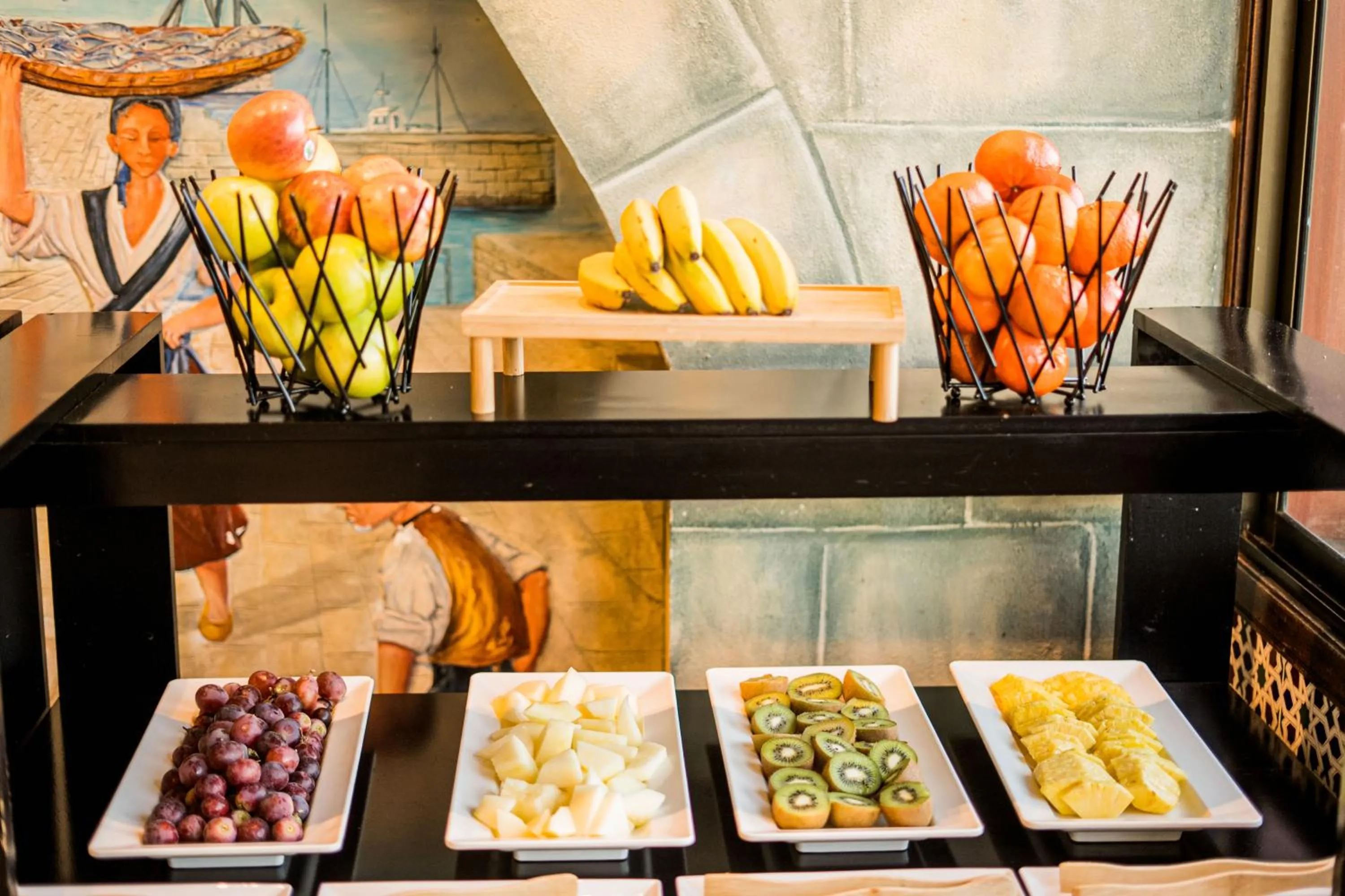 Buffet breakfast in Hotel Bahía de Vigo