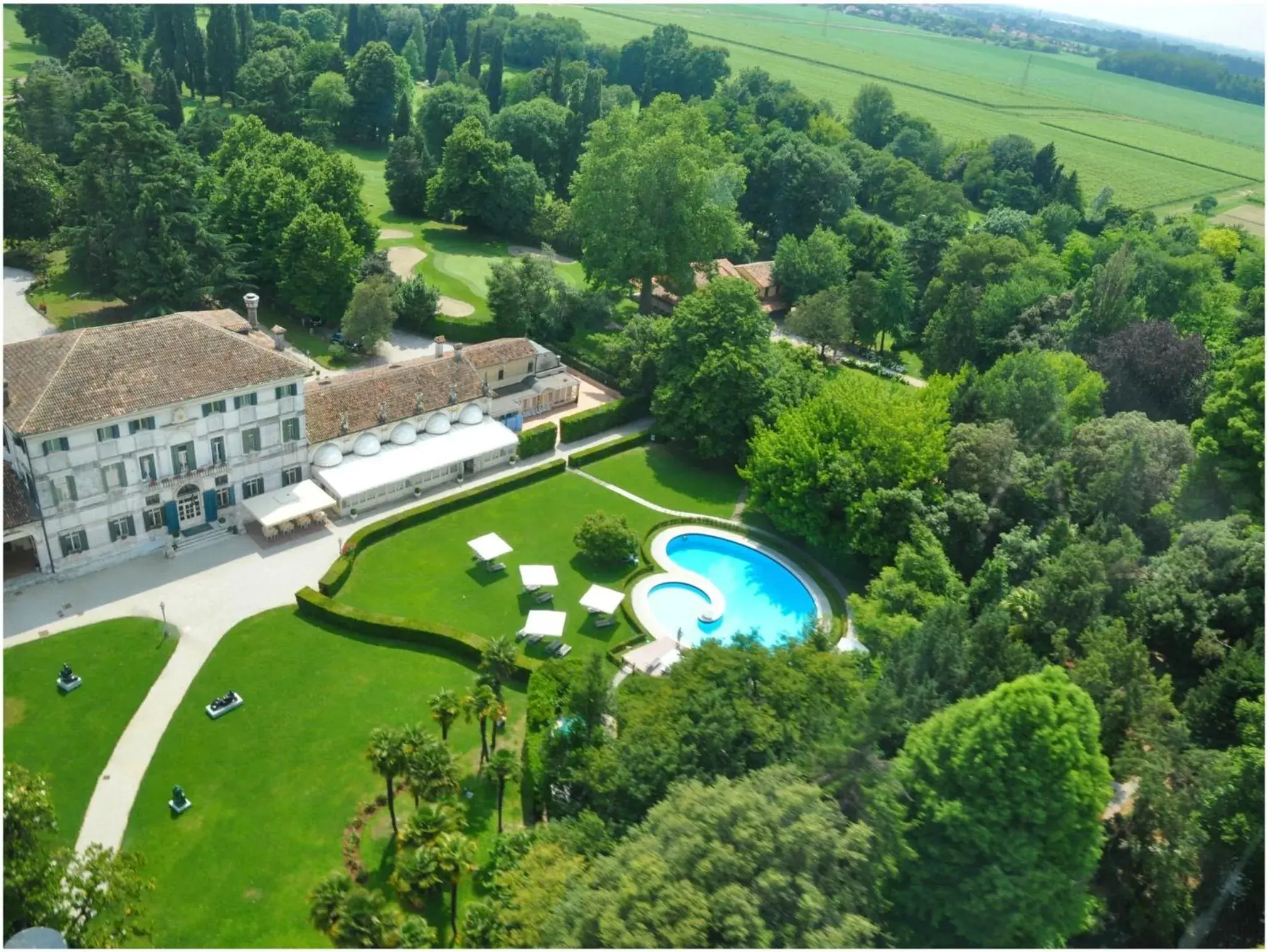 Bird's eye view, Bird's-eye View in Hotel Villa Condulmer