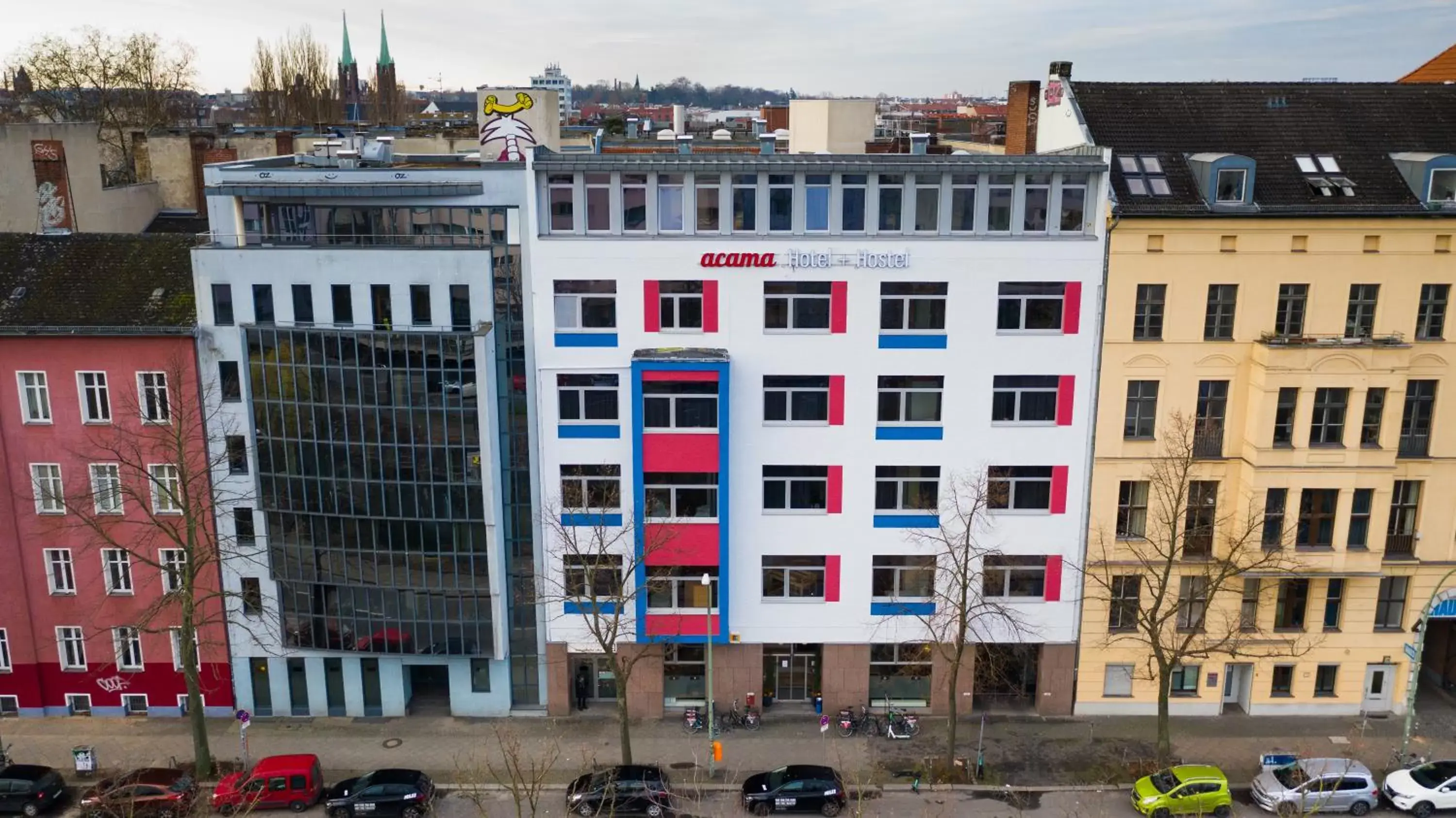 Property Building in acama Hotel & Hostel Kreuzberg