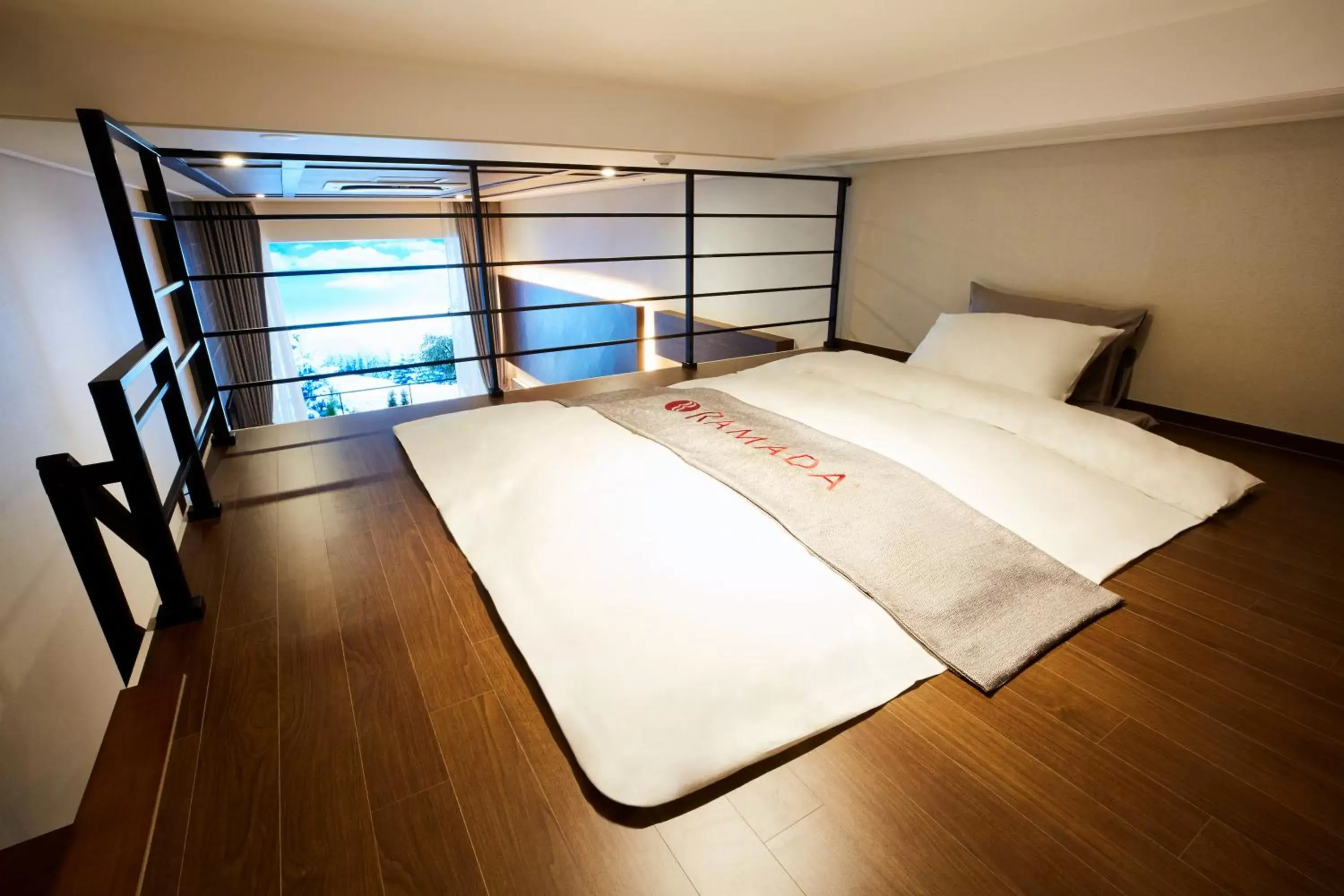 Photo of the whole room, Bed in Pyeongchang Ramada Hotel & Suite by Wyndham