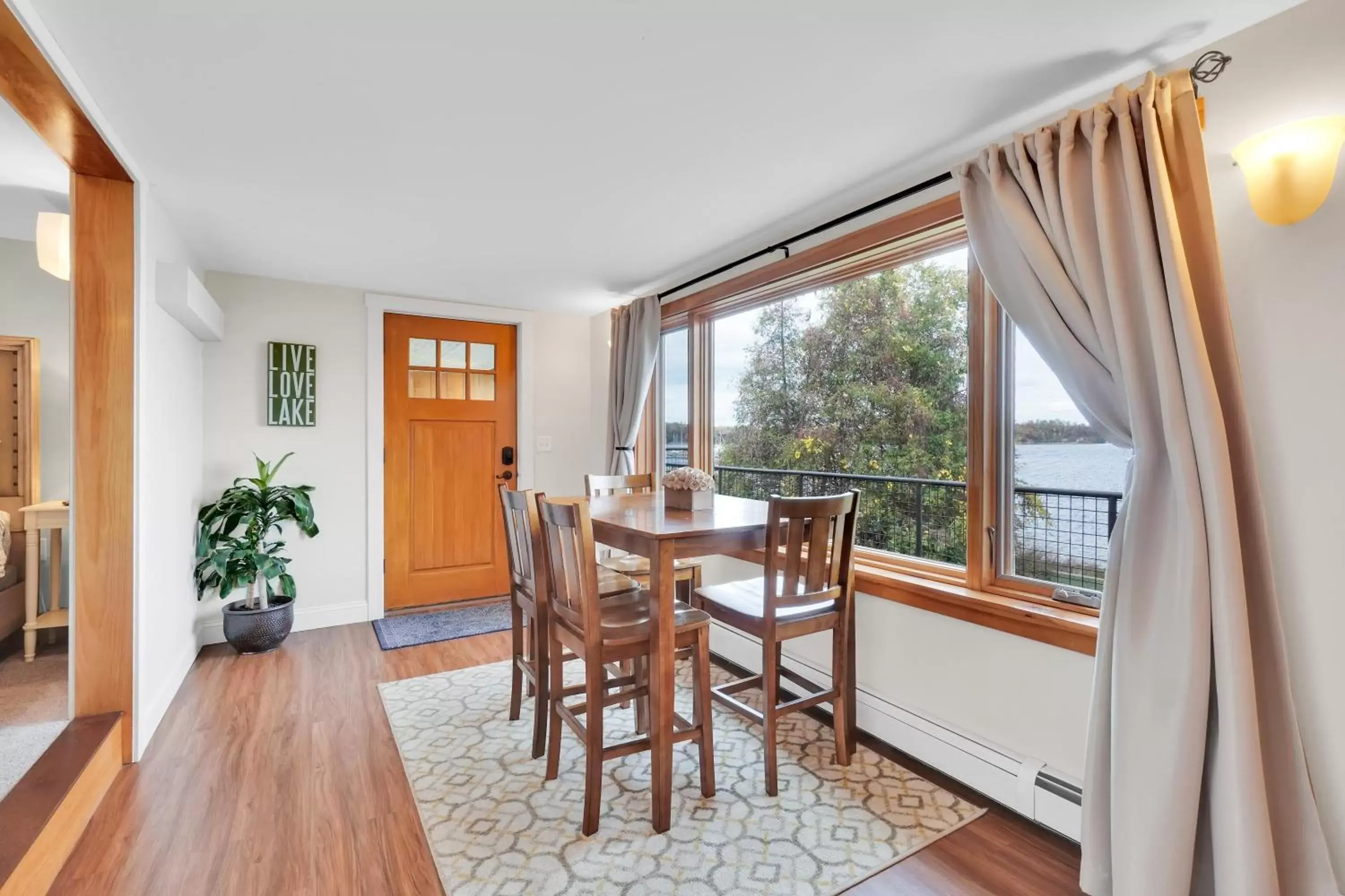 View (from property/room), Dining Area in Lakeshore Vermont