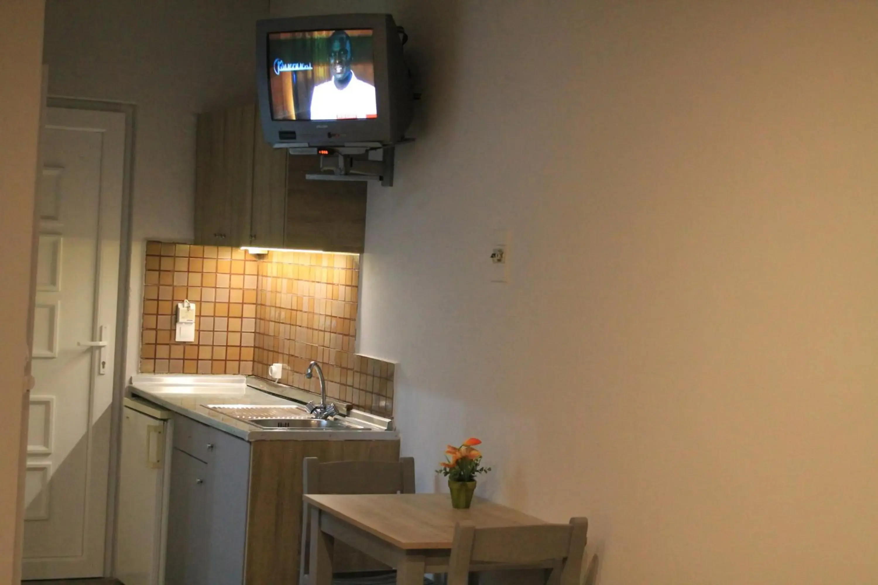 TV and multimedia, Kitchen/Kitchenette in Melody Studios Faliraki