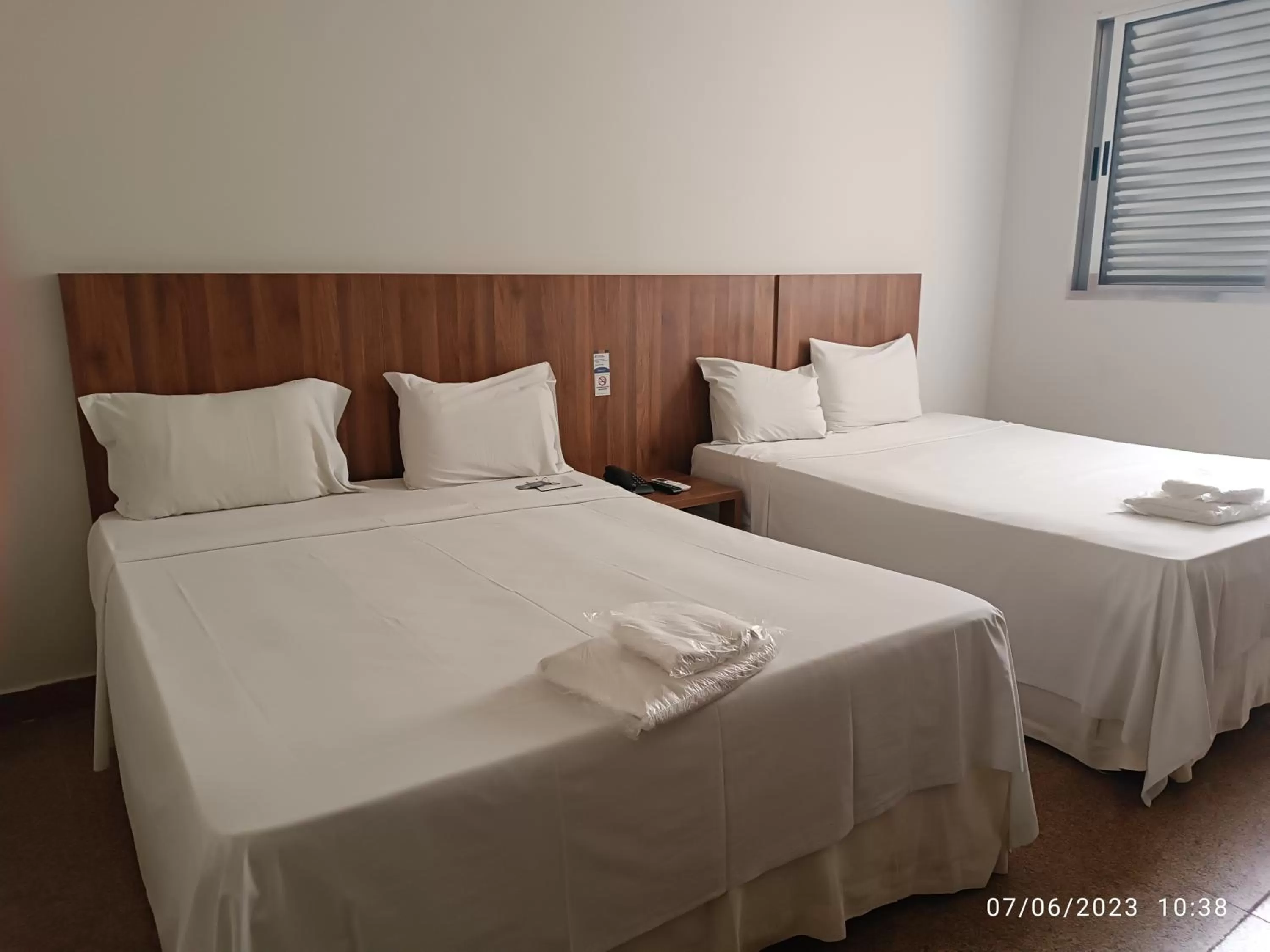 Bed in Hotel Oscar Blue Montes Claros