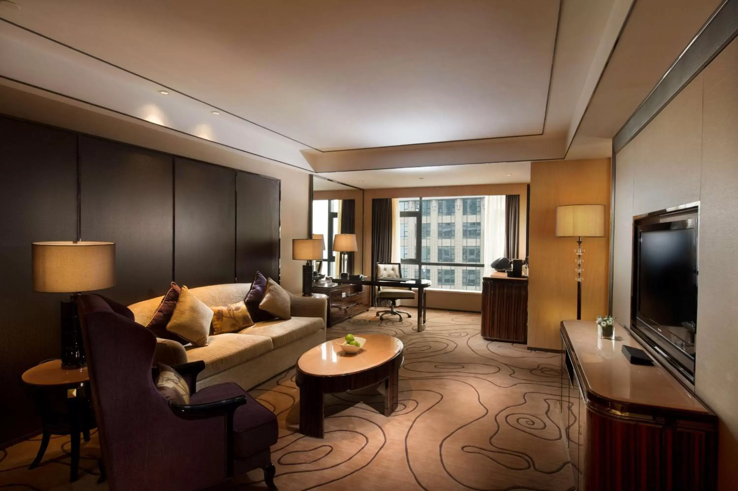 Living room, Seating Area in Hilton Zhongshan Downtown