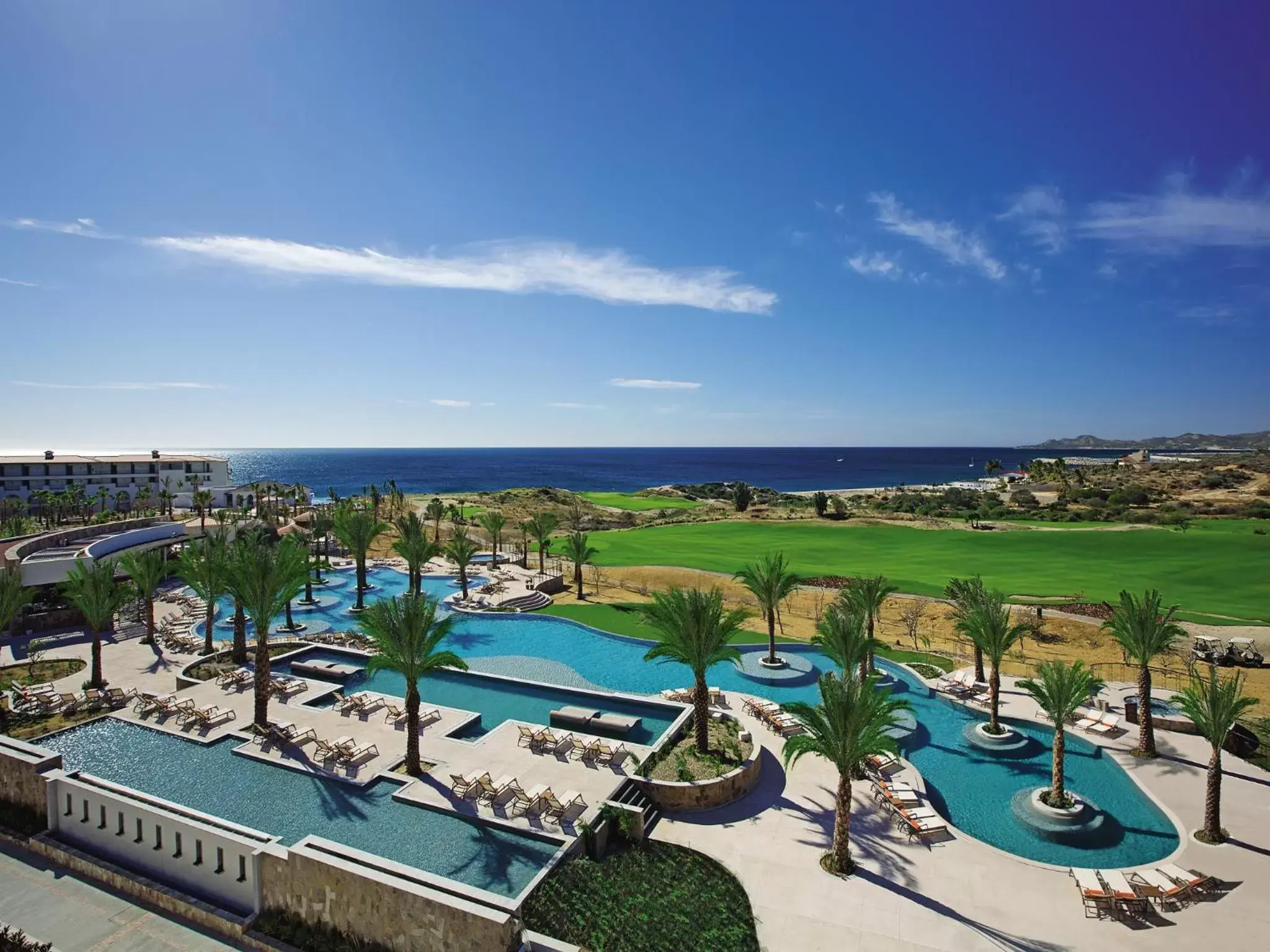 Golfcourse, Pool View in Secrets Puerto Los Cabos Golf & Spa18+