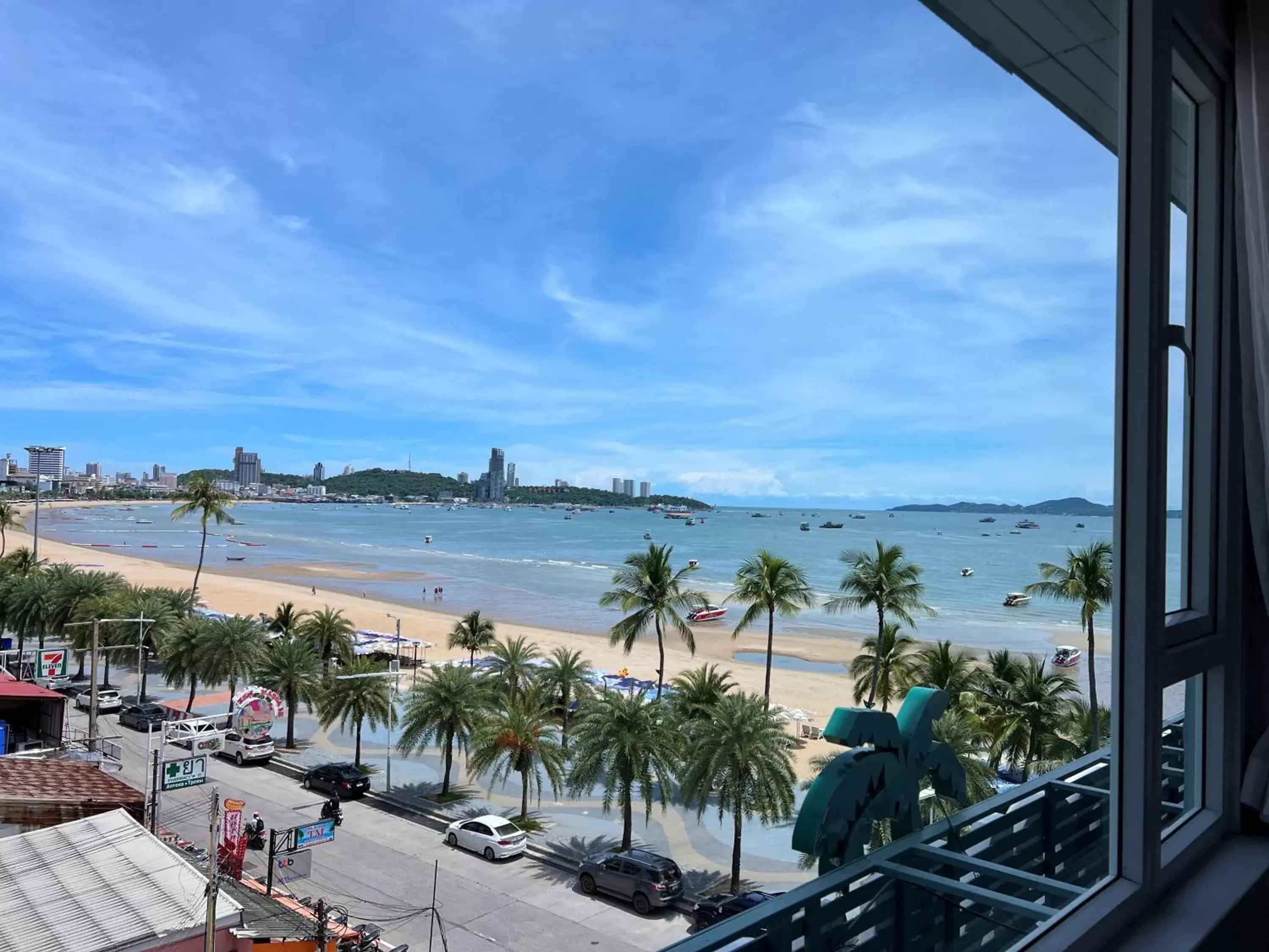 View (from property/room), Sea View in The Beach Front Resort, Pattaya