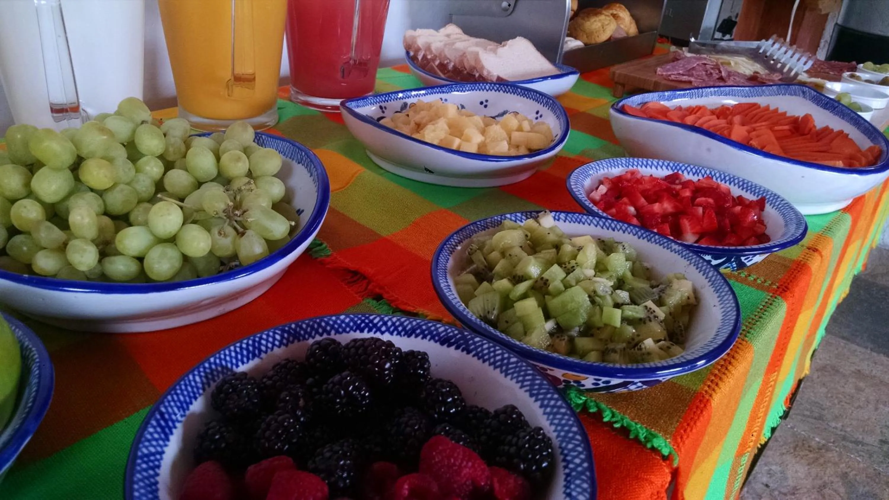 Buffet breakfast in La Capilla Hotel Boutique