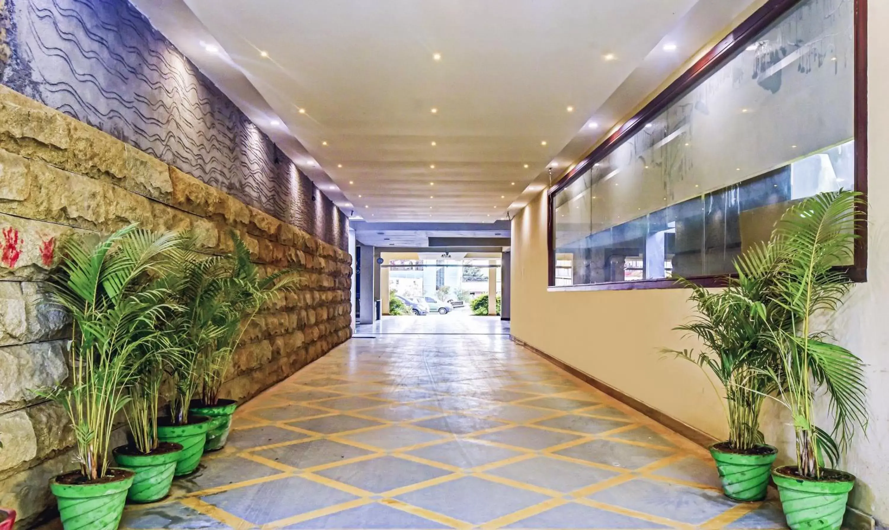 Garden view in Treebo Kingsbury Fiesta Vellore Garden view in Treebo Kingsbury Fiesta Vellore