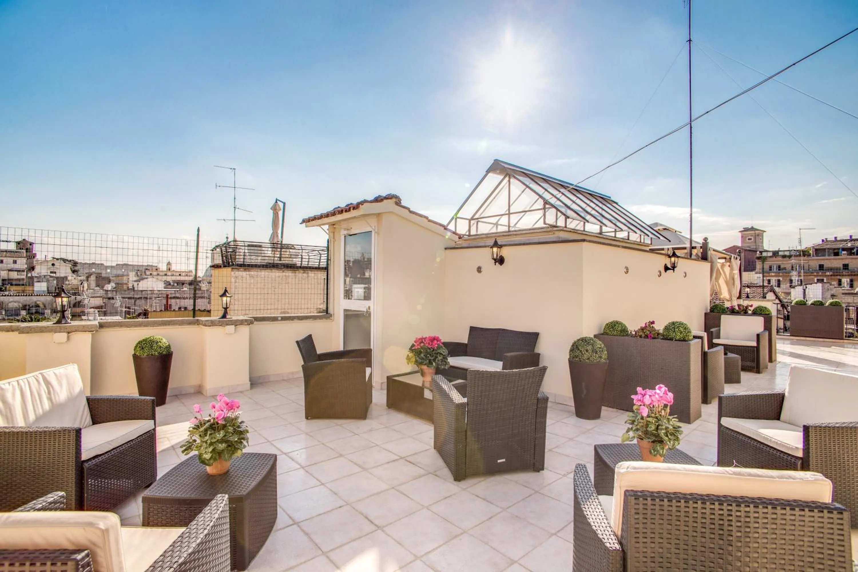 Balcony/Terrace in Hotel Anfiteatro Flavio