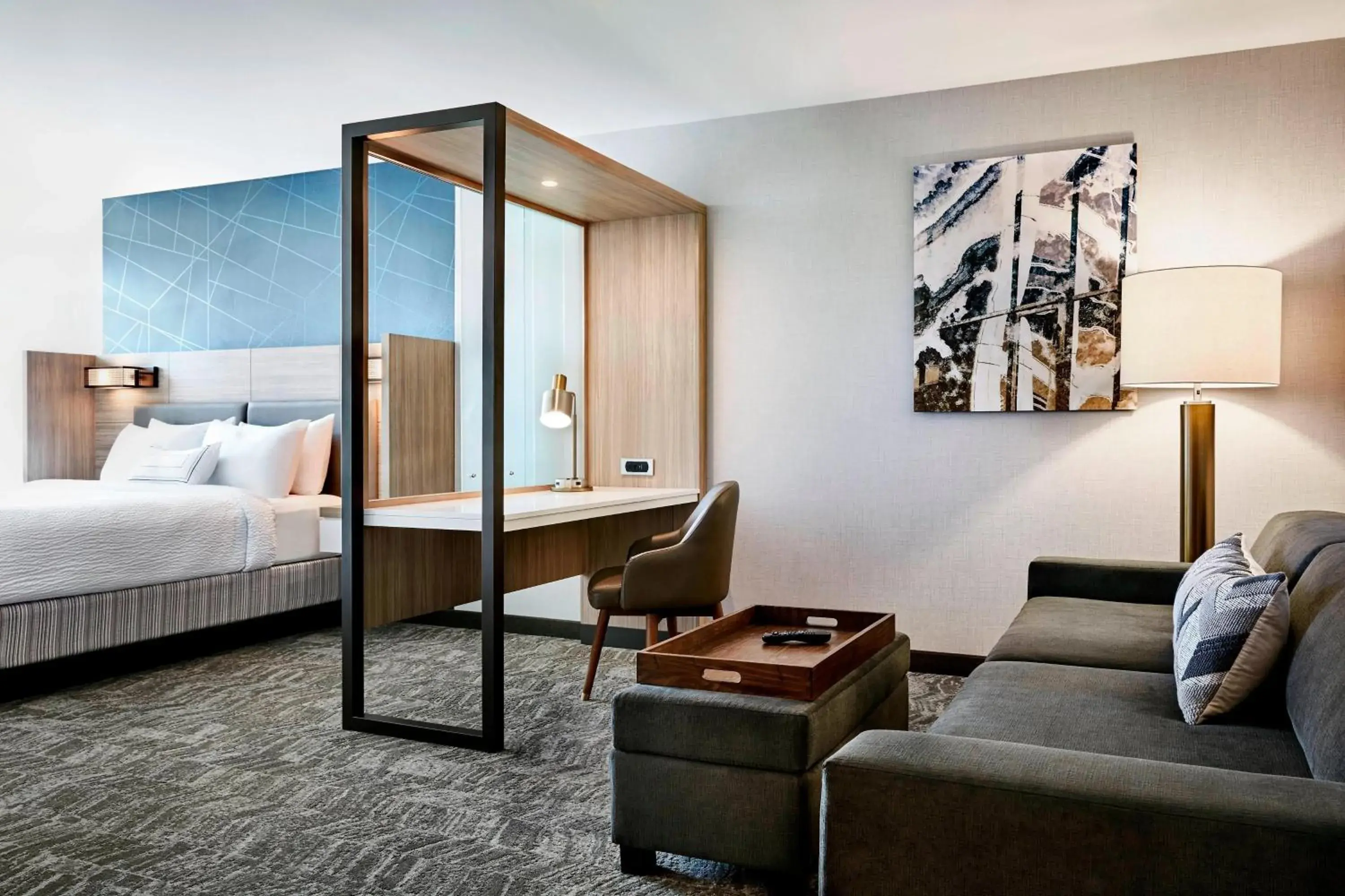 Bedroom, Seating Area in SpringHill Suites by Marriott Suwanee Johns Creek