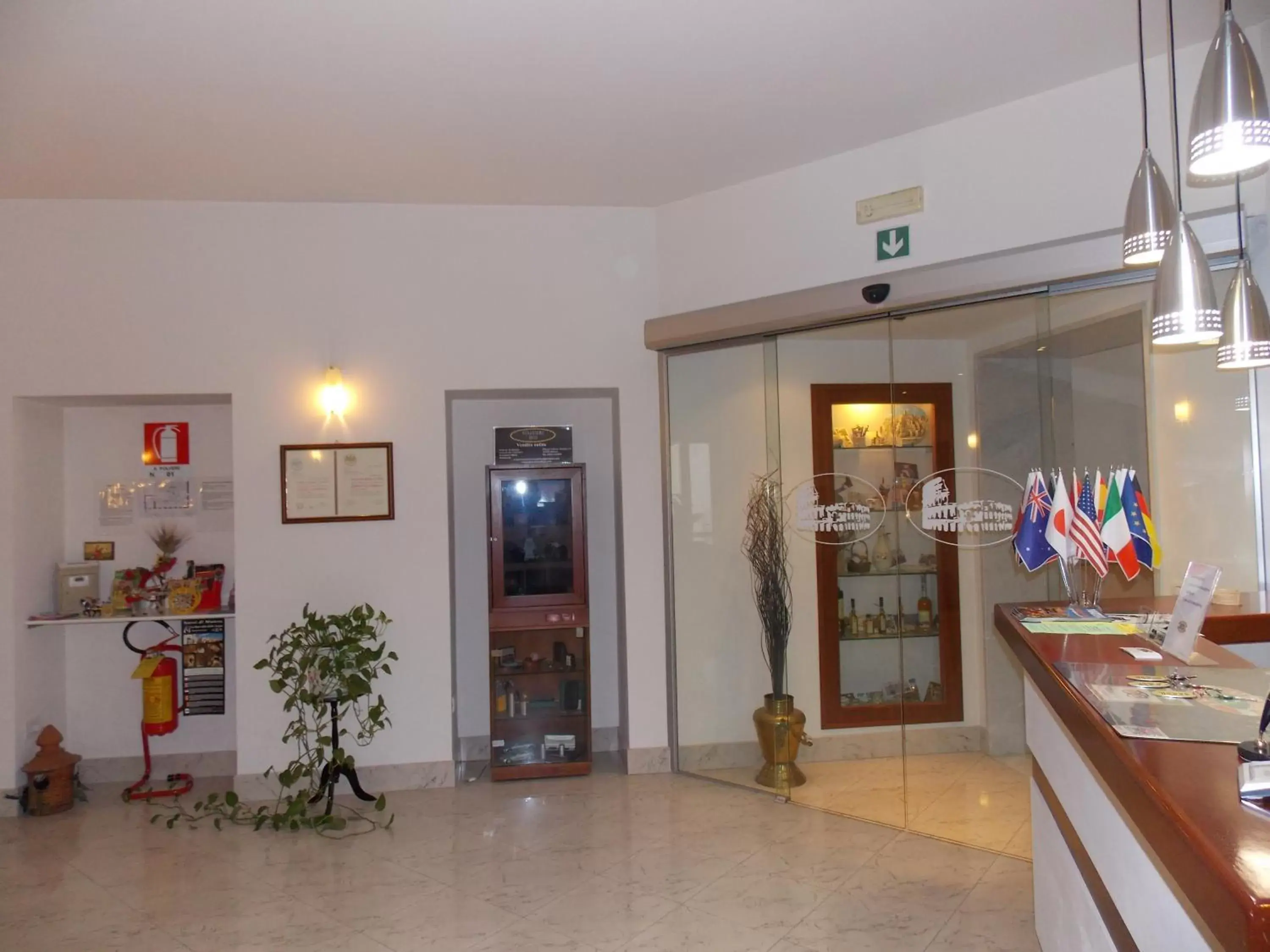 Lobby or reception in Albergo Roma