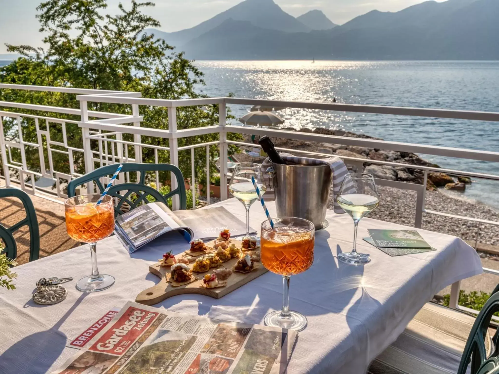 Balcony/Terrace in La Caletta Hotel Bolognese