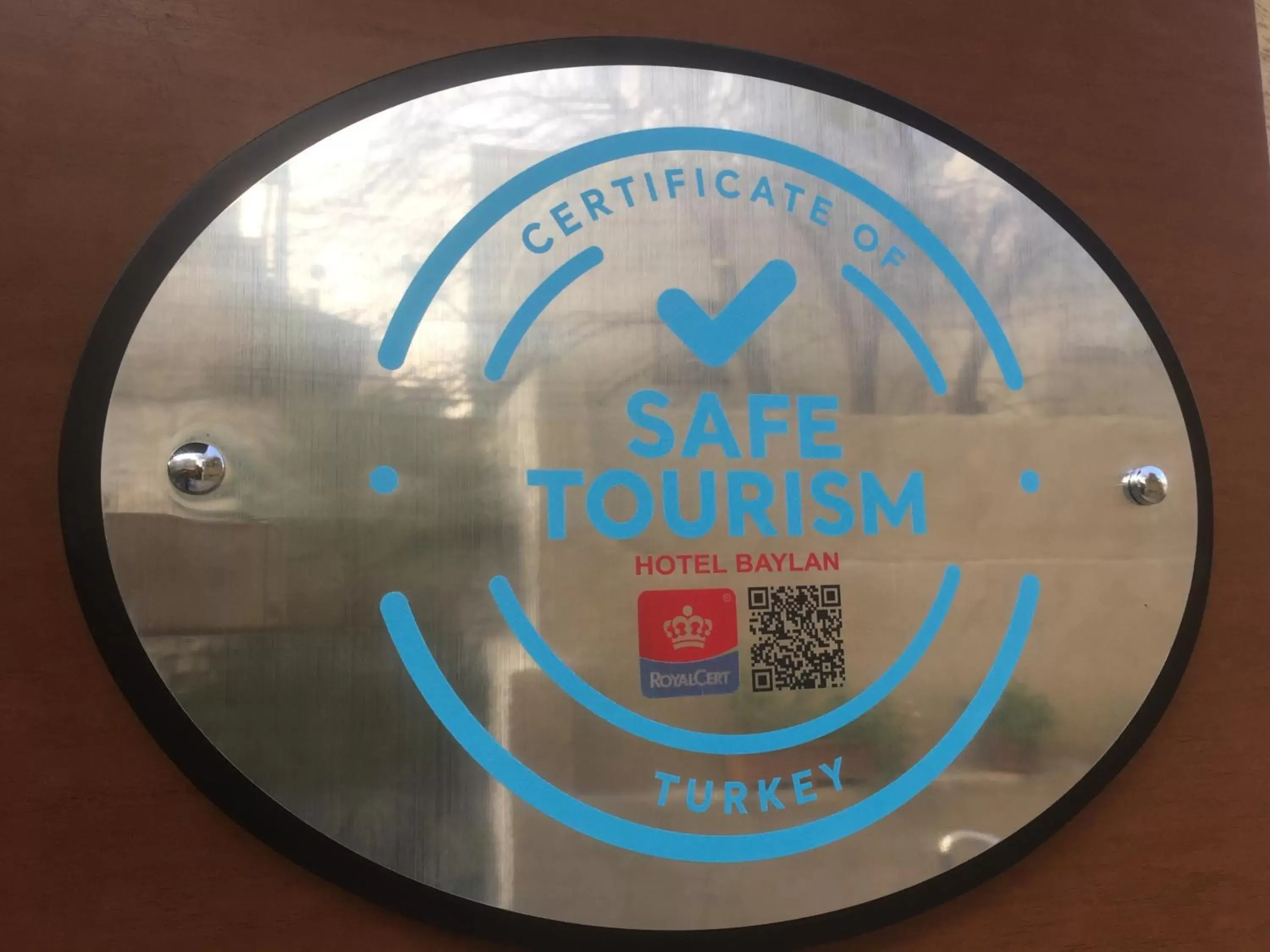 Logo/Certificate/Sign in Hotel Baylan Basmane