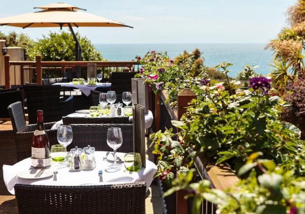 Patio in Hotel Miramar