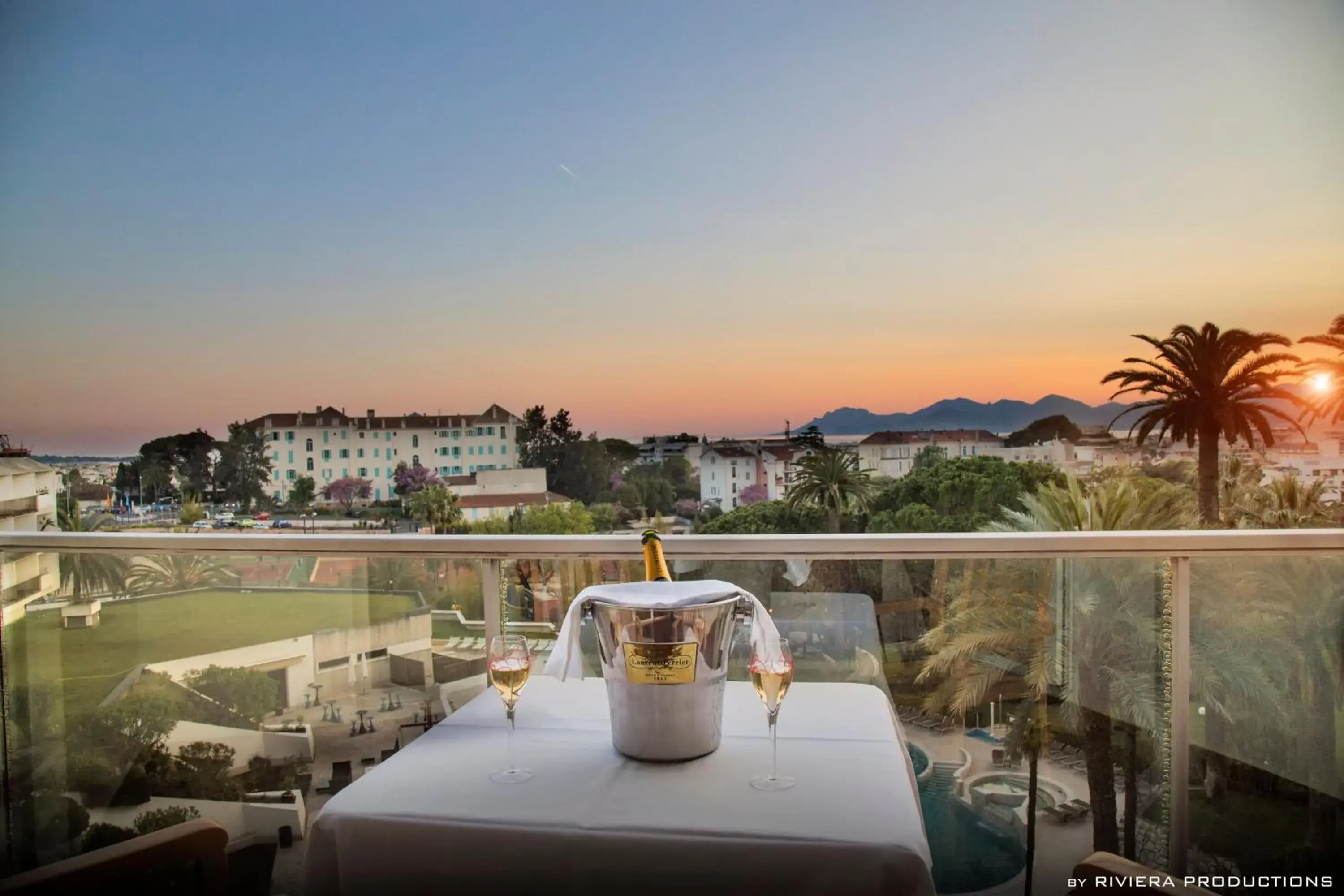 Balcony/Terrace in Hotel Cannes Montfleury