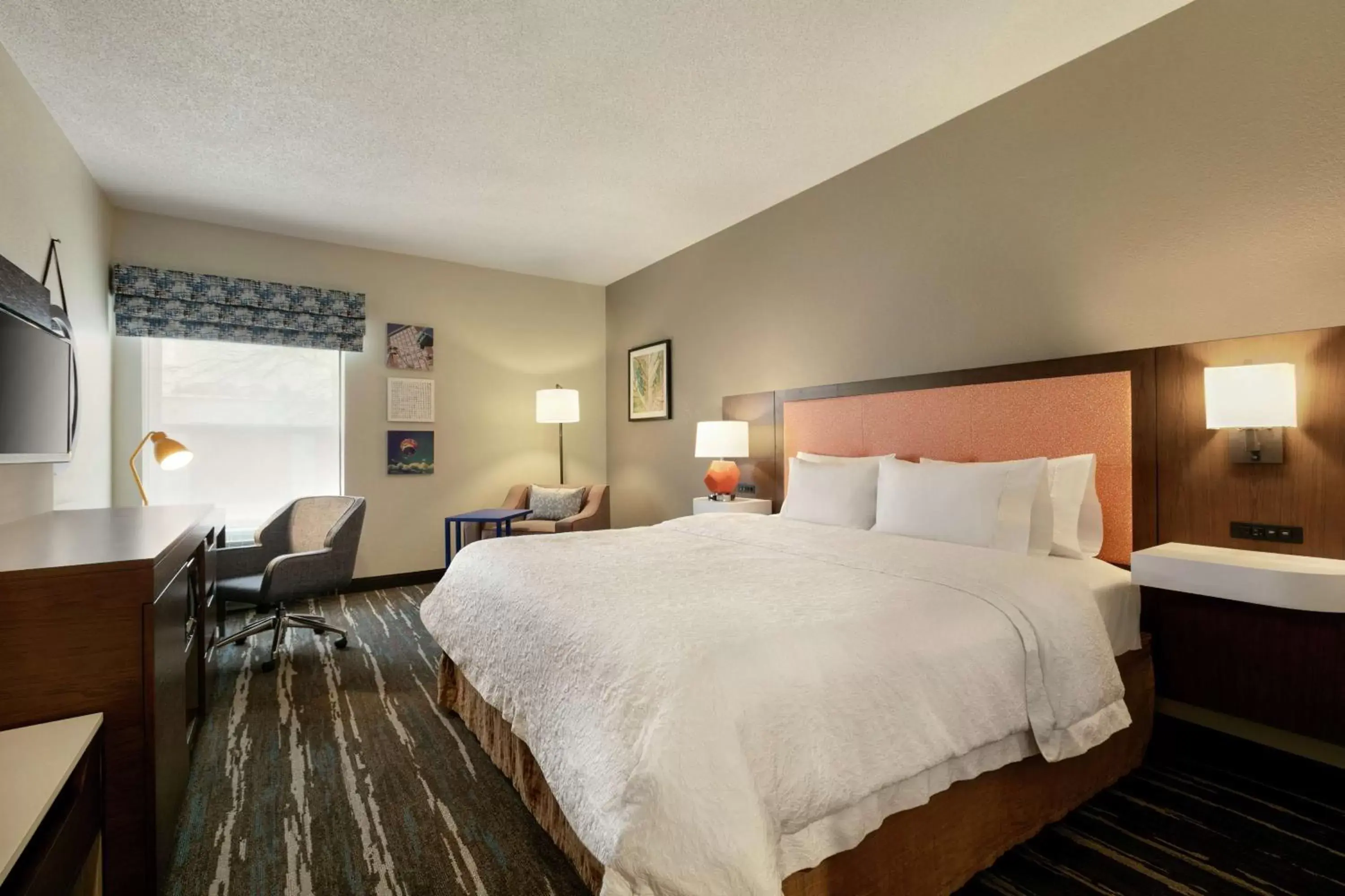 Bedroom, Bed in Hampton Inn Binghamton/Johnson City