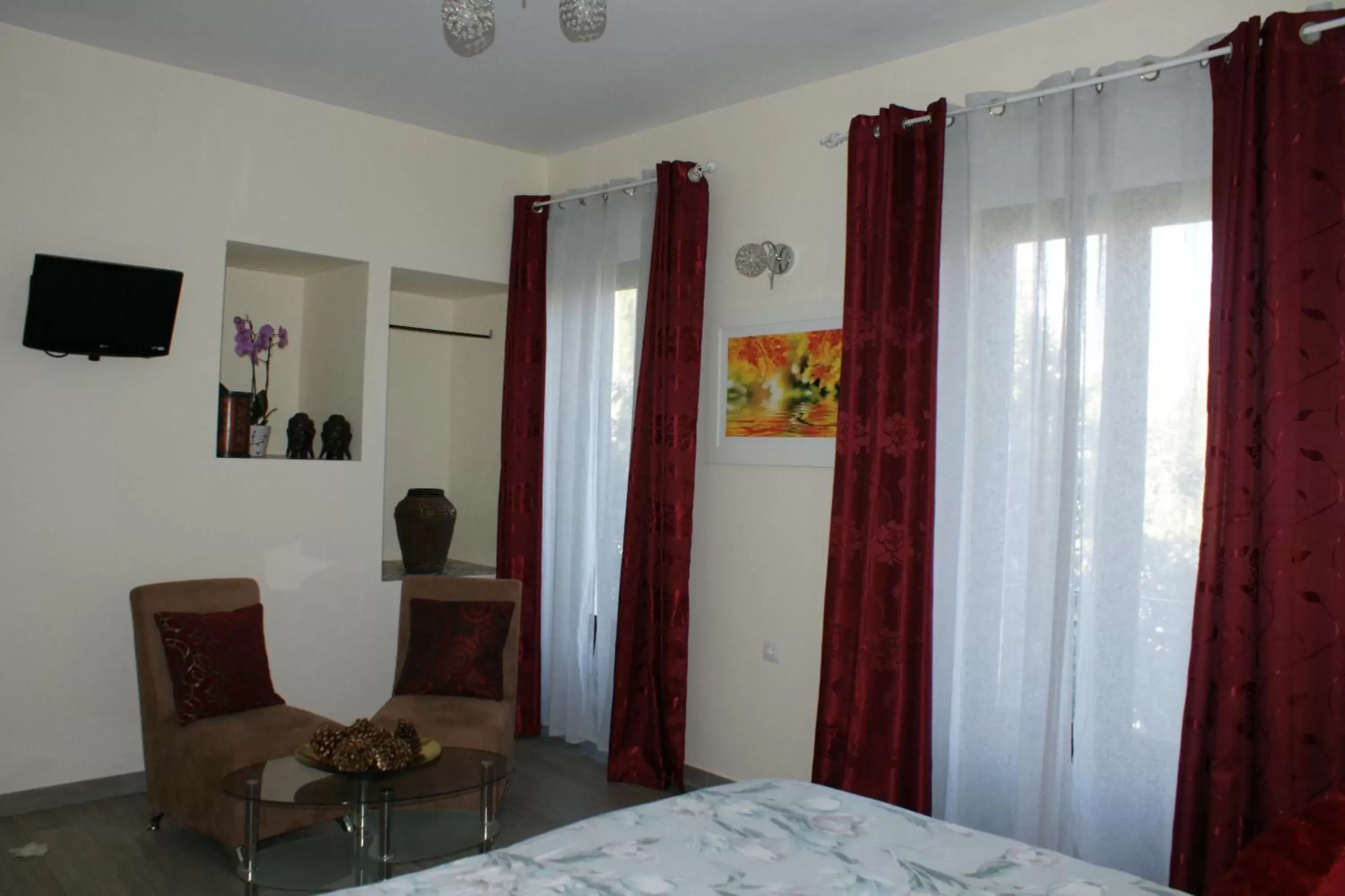 Seating area, TV/Entertainment Center in Hotel Rural Molino del Puente Ronda