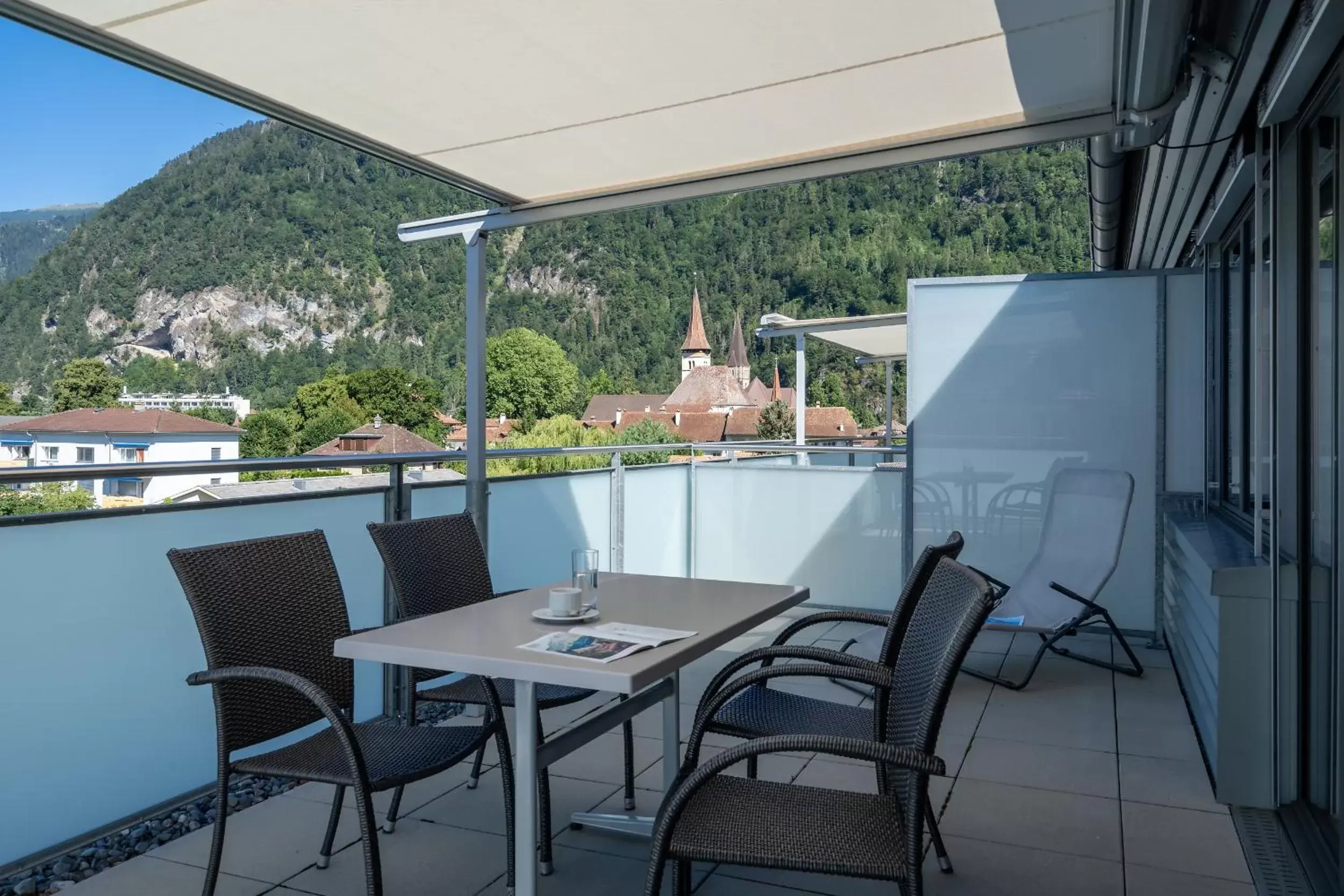 Balcony/Terrace in Hotel Artos Interlaken