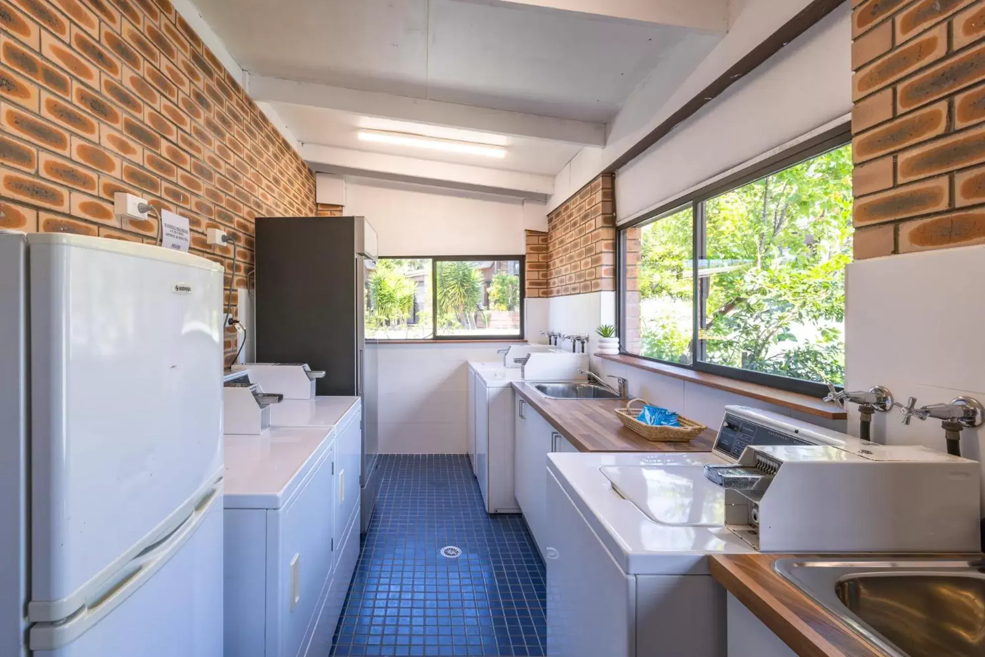 laundry, Kitchen/Kitchenette in The Anchorage Bermagui