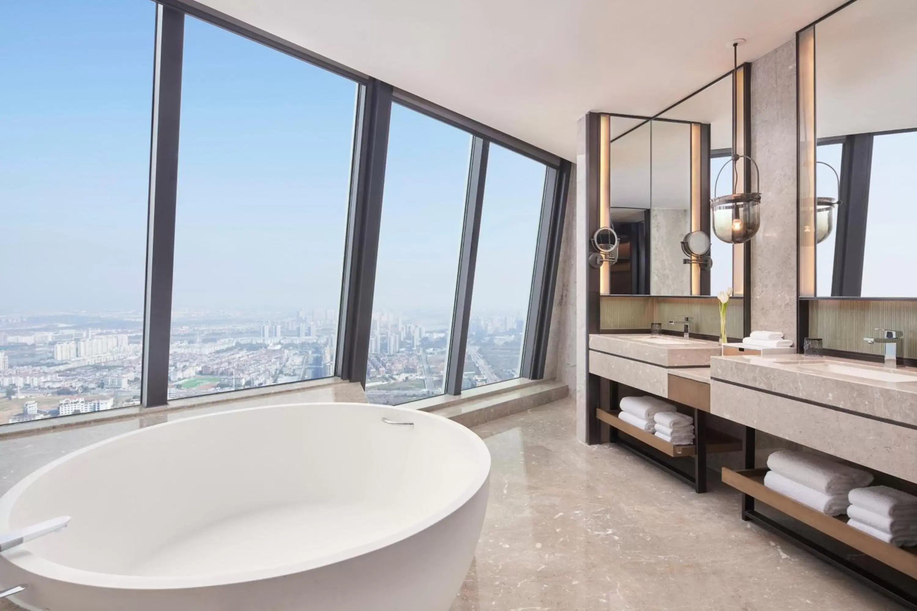 Bathroom in Jinhua Marriott Hotel