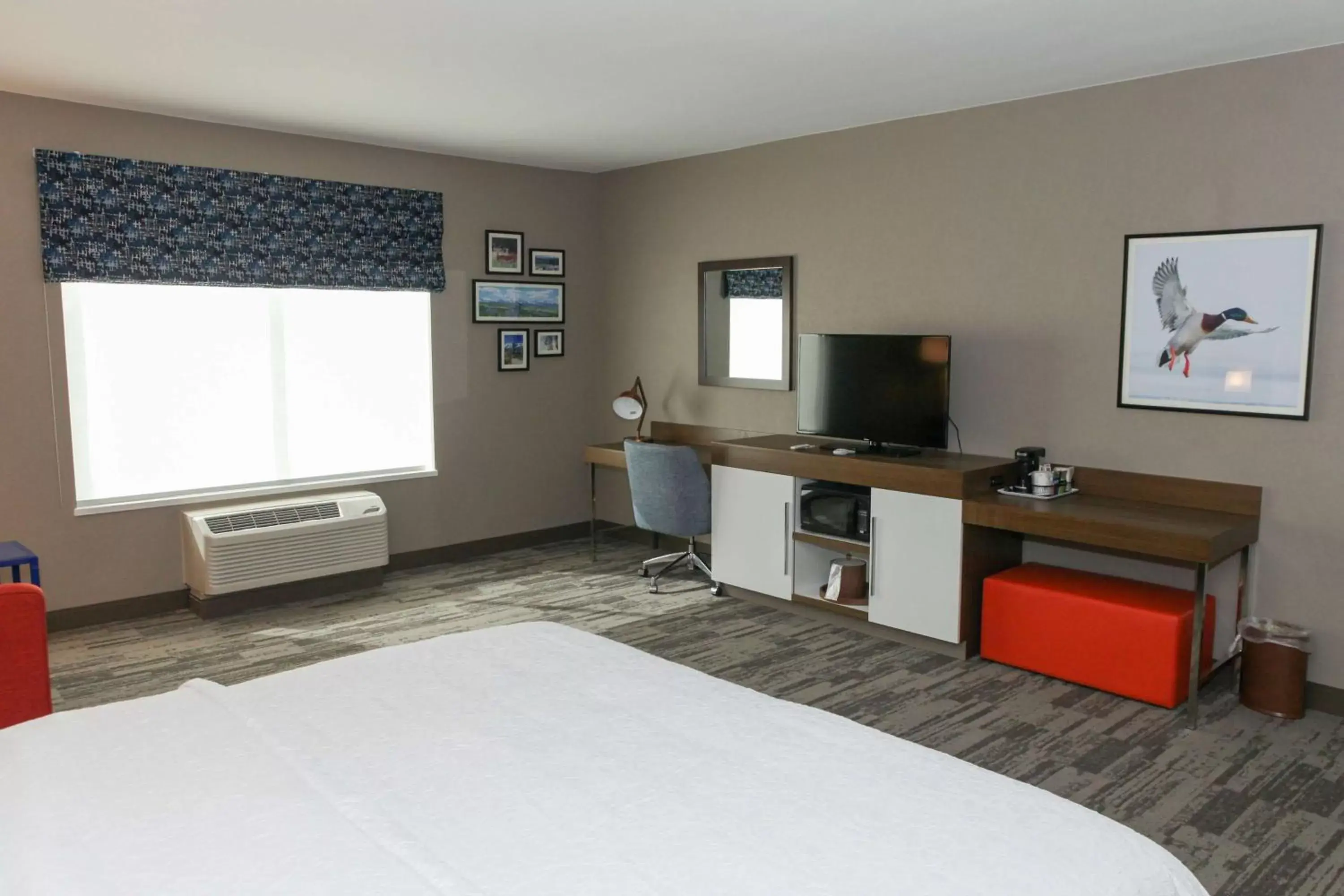 Bedroom, TV/Entertainment Center in Hampton Inn & Suites Lafayette