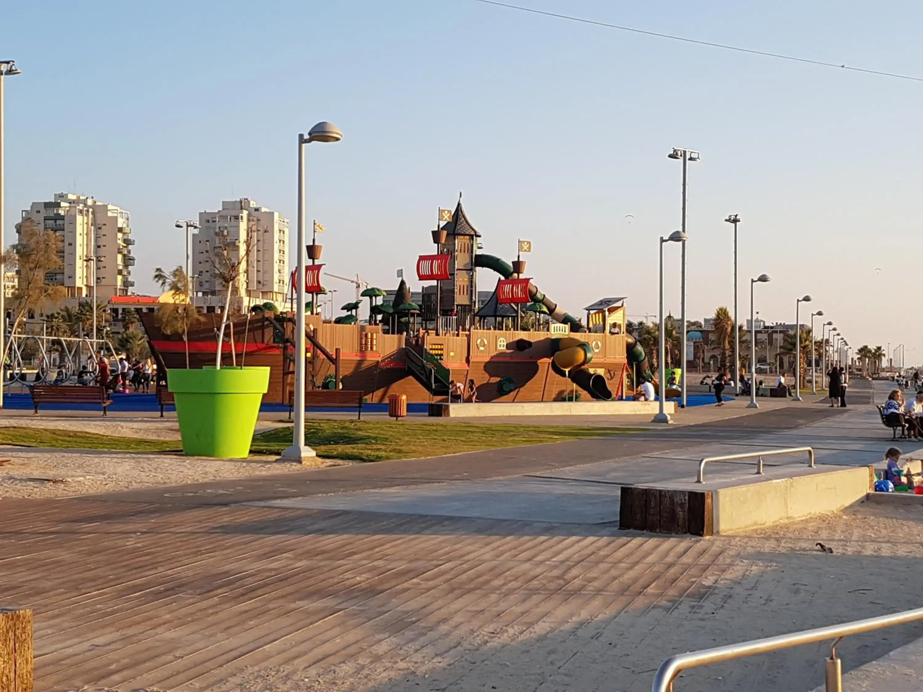 View (from property/room), Children's Play Area in Spat Hotel Ashdod