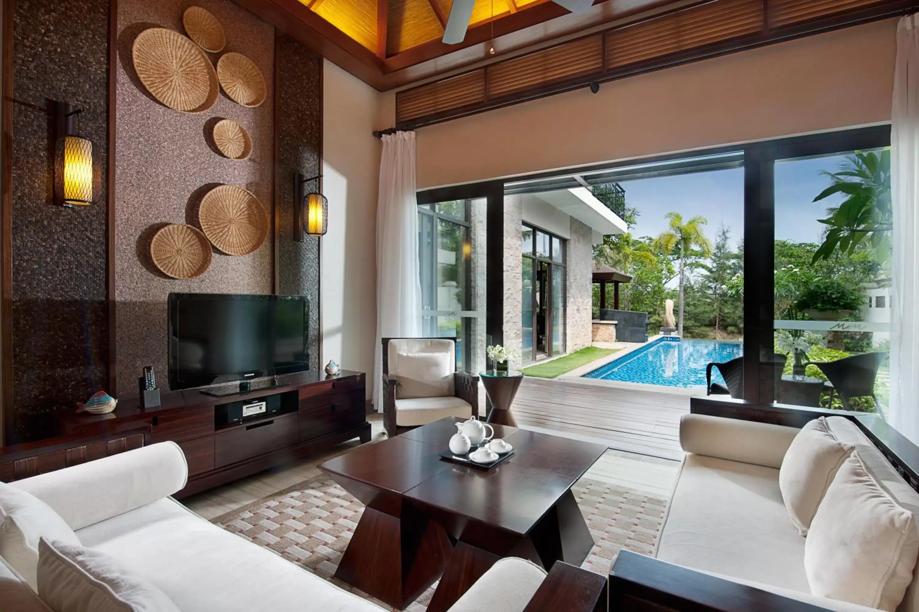 Living room, Seating Area in Grand Metropark Villa Resort Sanya Yalong Bay