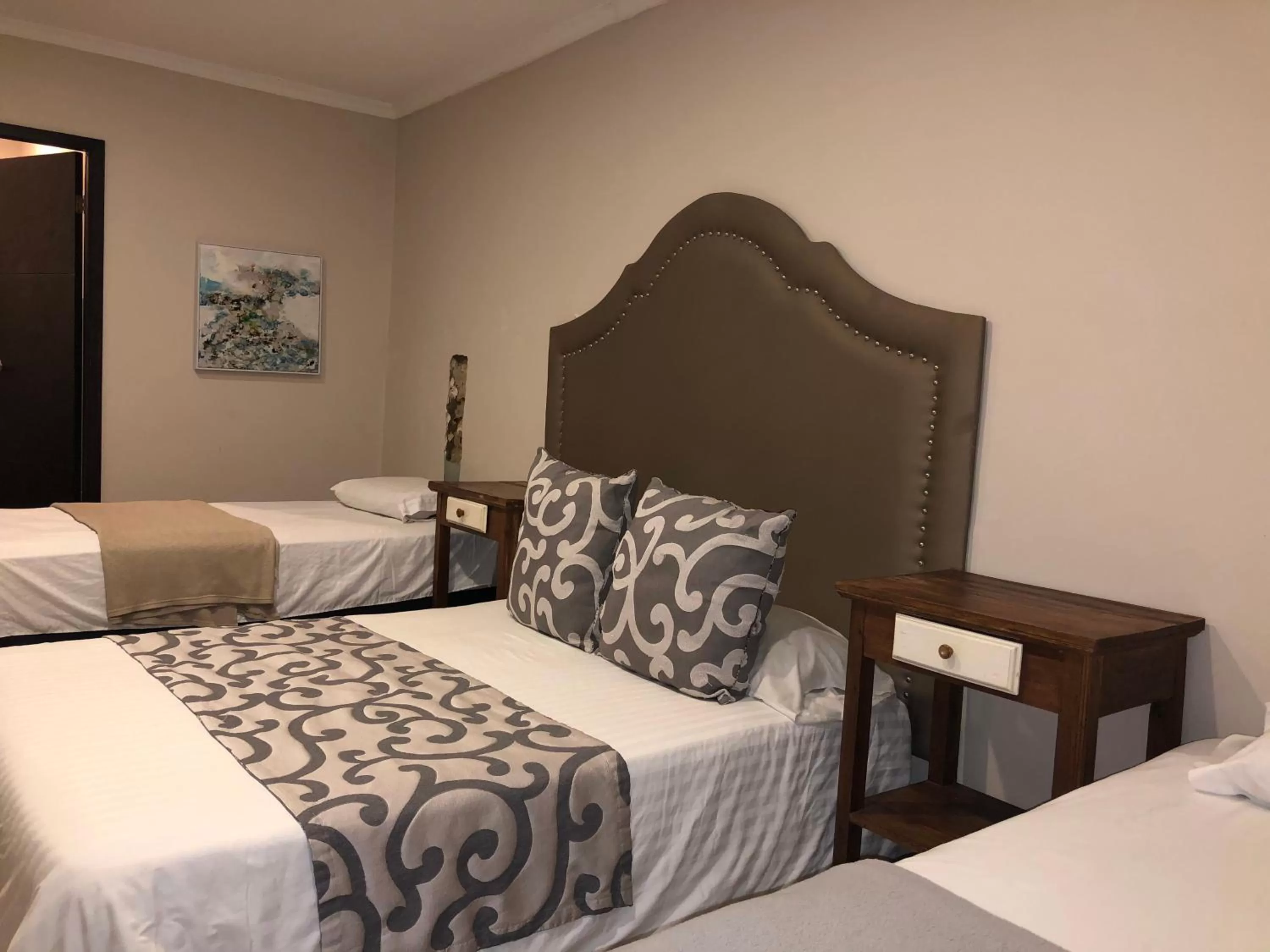 Bed in Hotel Galeria la Trinidad