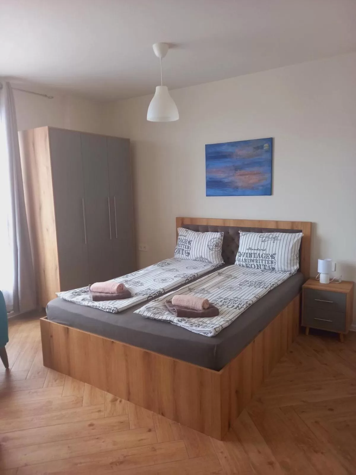 Bed in WOW Apartments