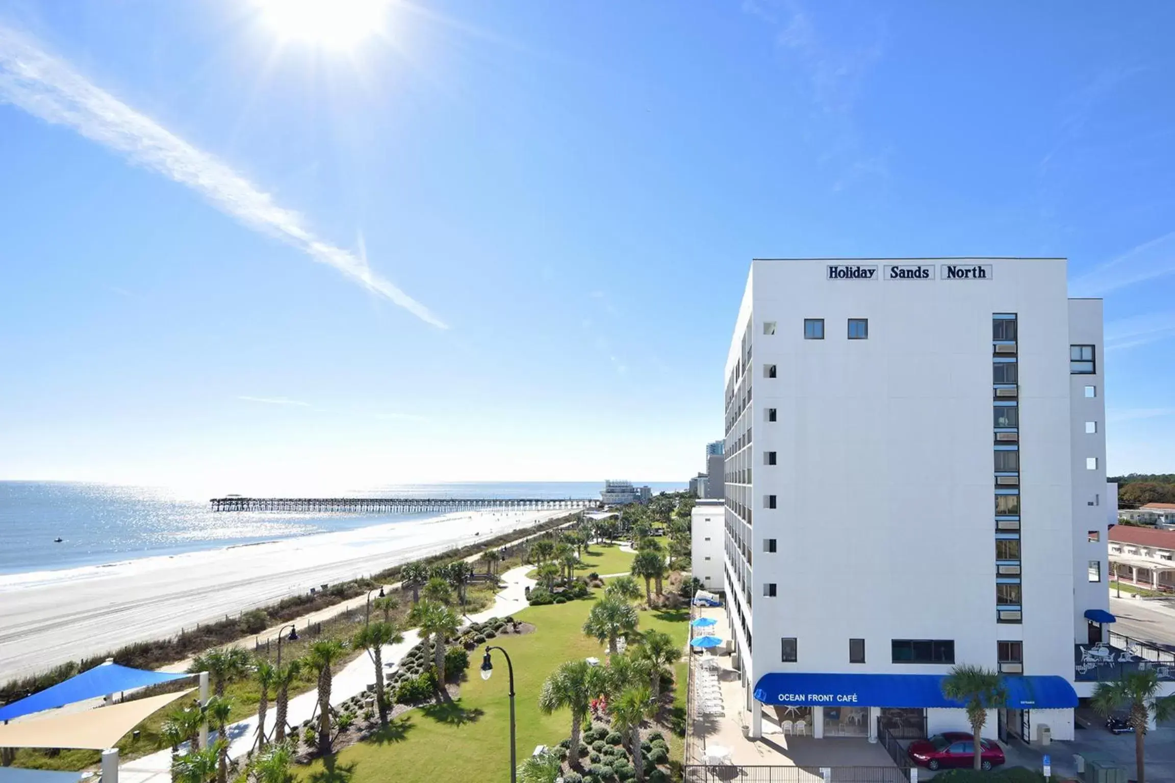 Property building, Bird's-eye View in Holiday Sands North "On the Boardwalk"