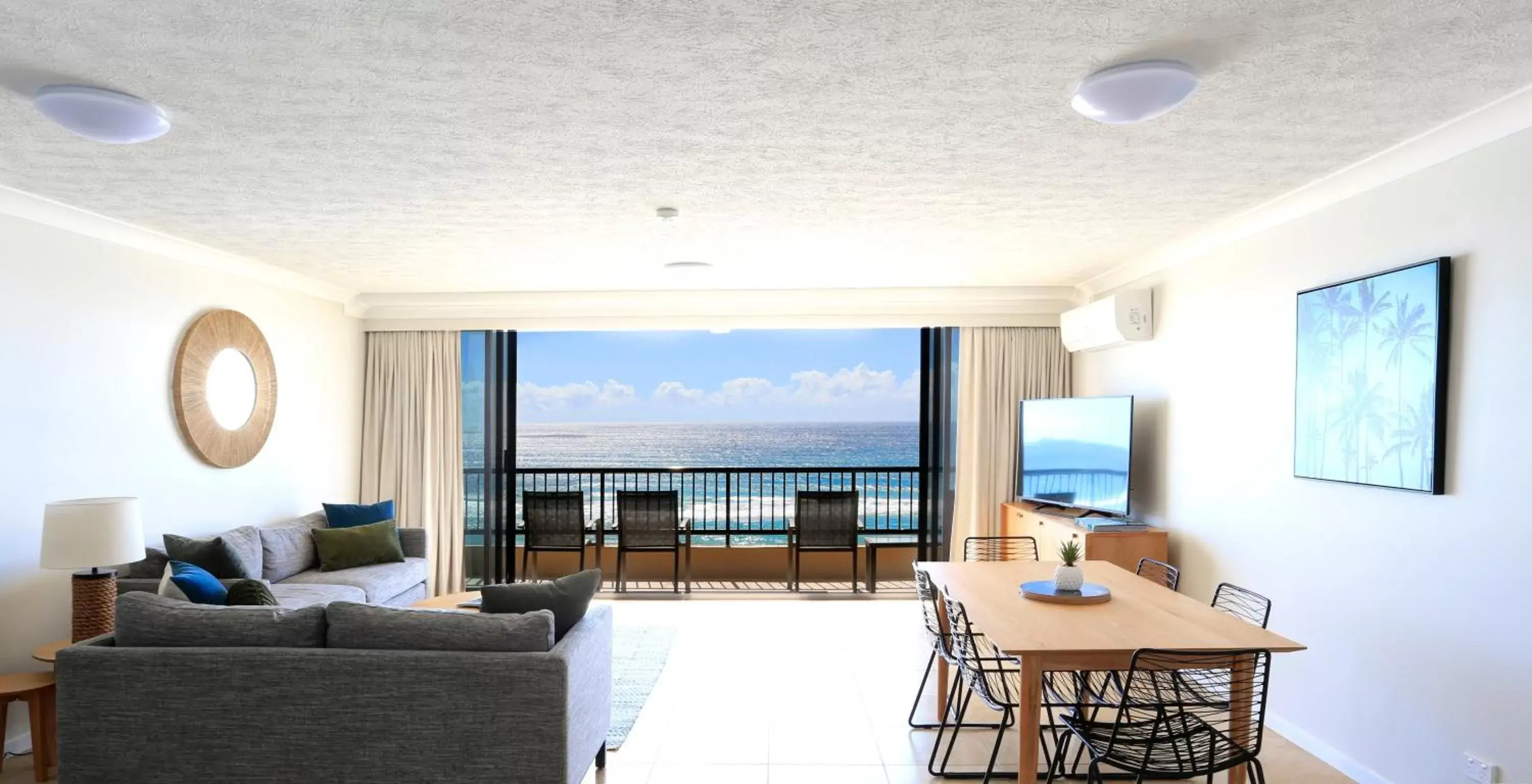 Living room in Pelican Sands Beach Resort
